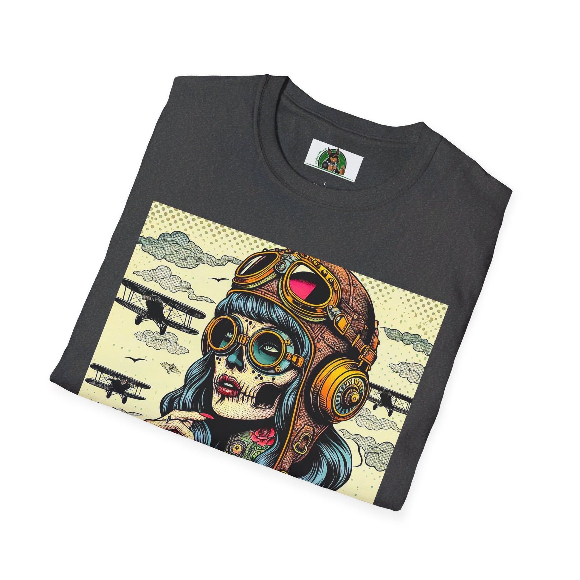 Zombie Girl T-Shirt Printify   