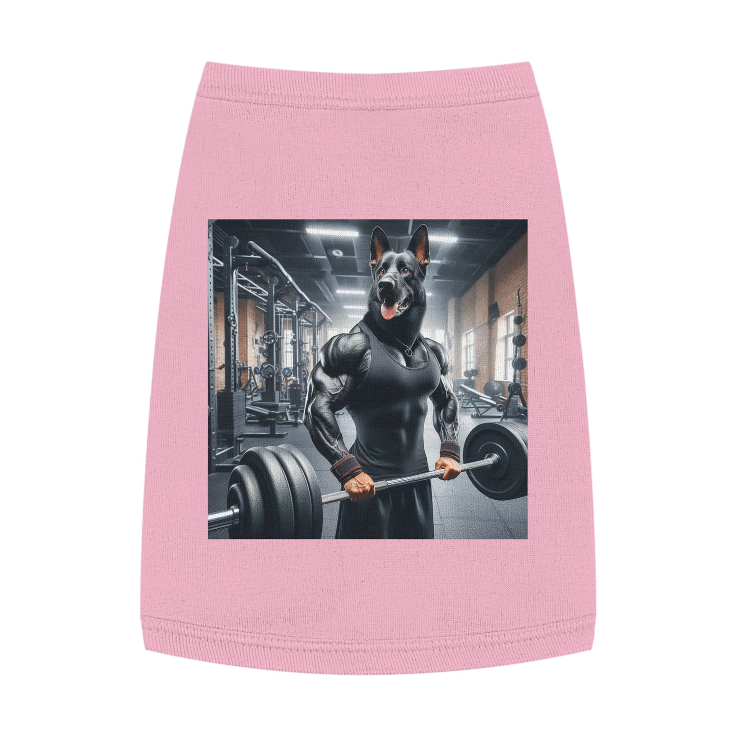 Pet Tank Top German Shepherd Pets Printify M Pink 