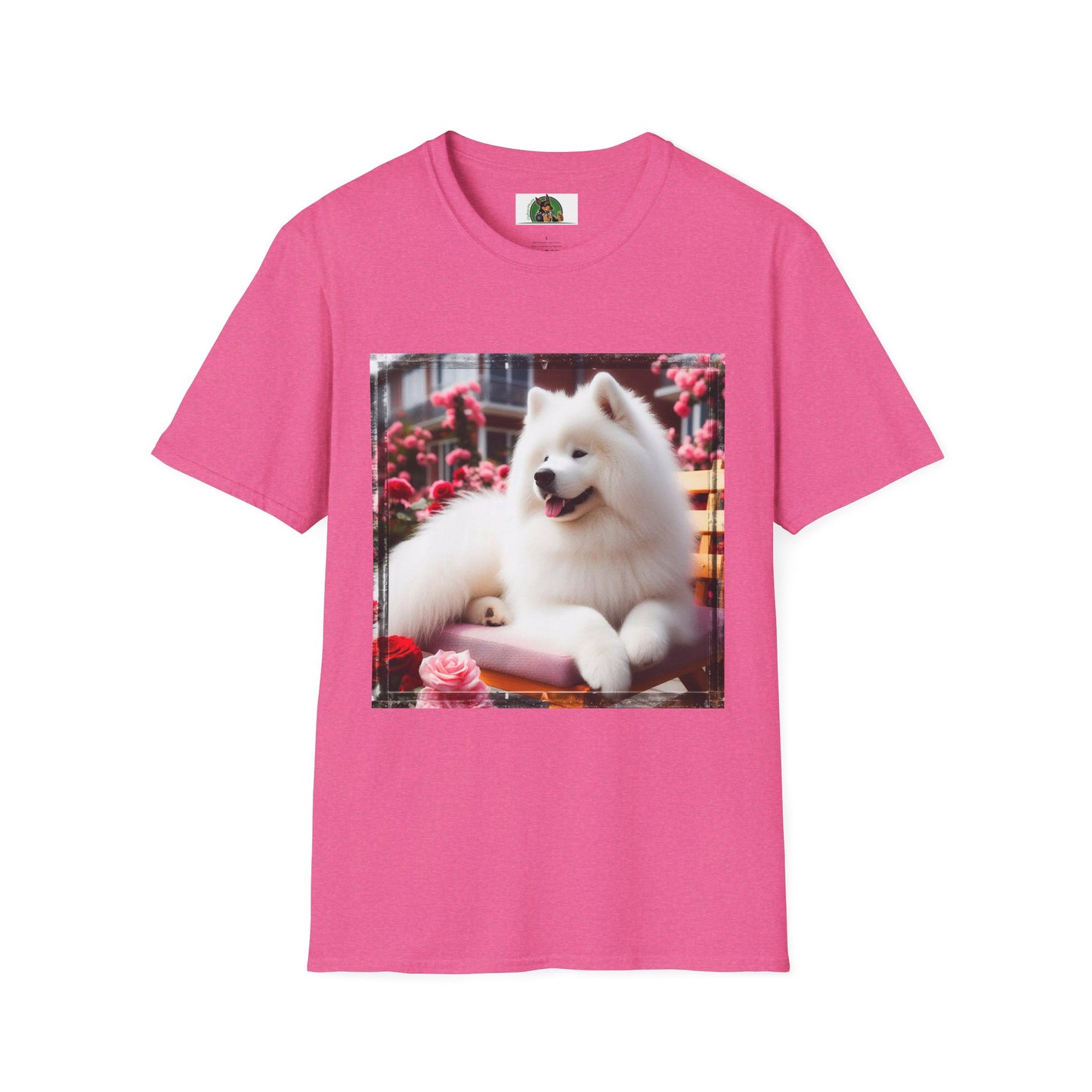 Husky T-Shirt Printify S Heather Heliconia 