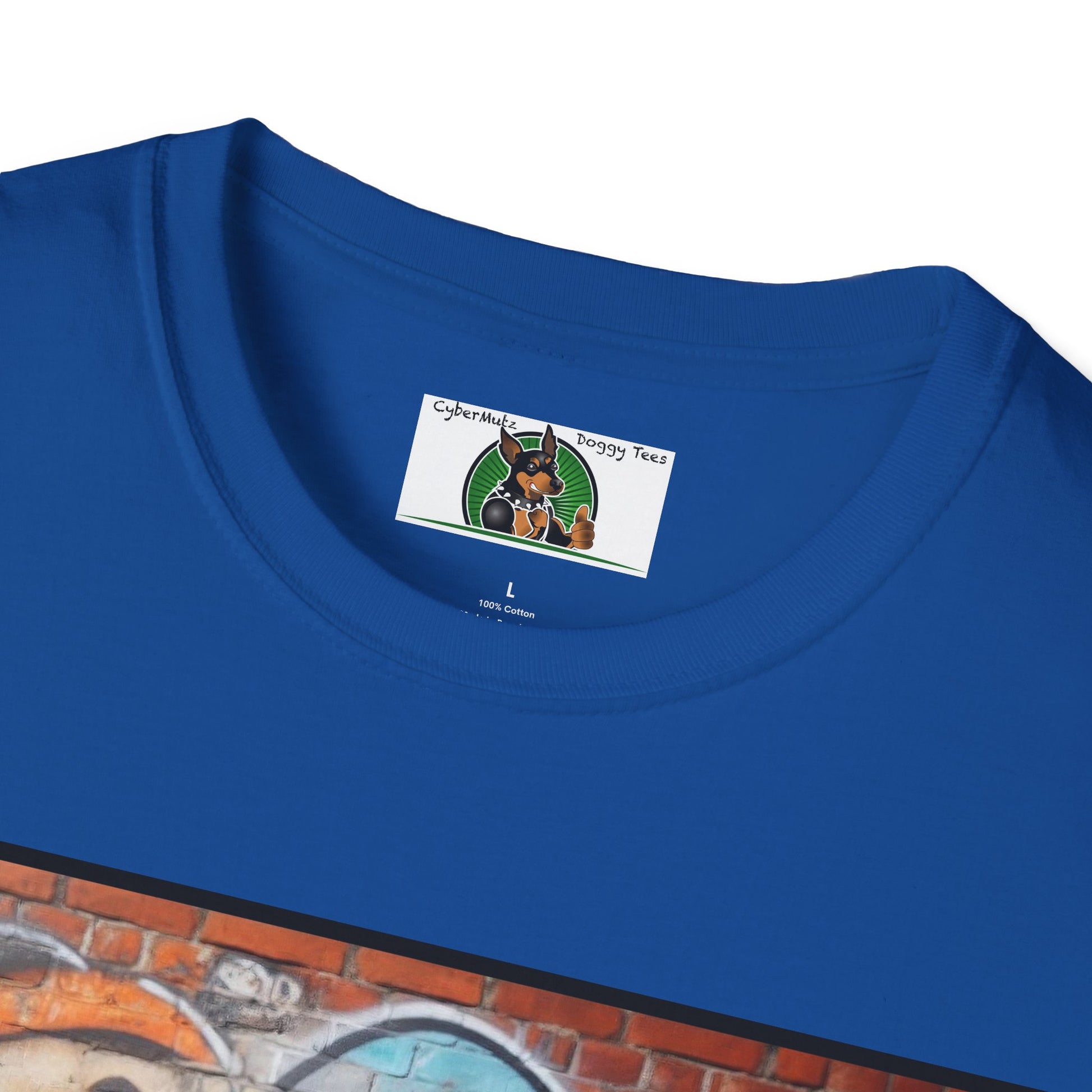 German Shepherd Dog Chillin Unisex Softstyle T-Shirt T-Shirt Printify