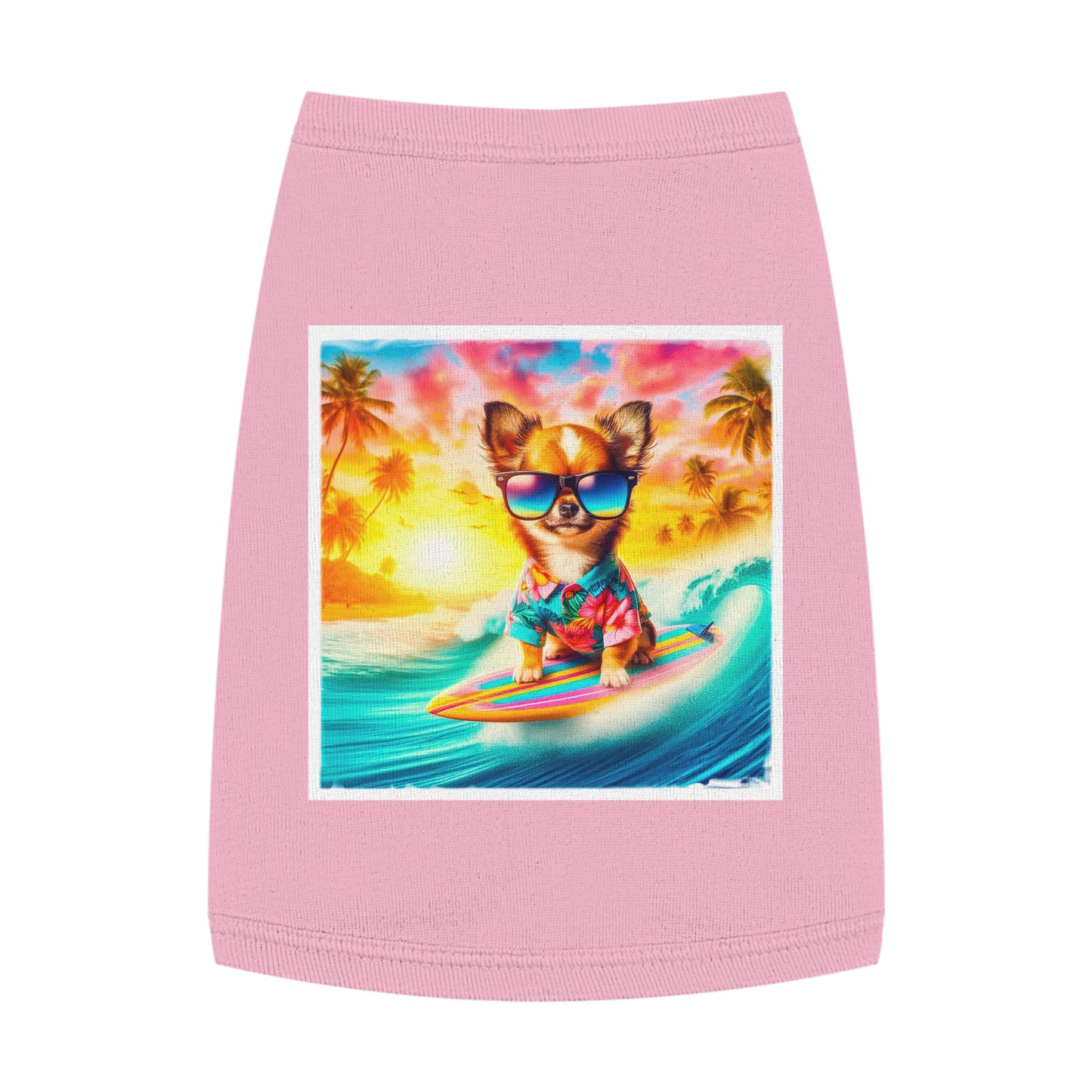 Pet Tank Top Chihuahua Pets Printify M Pink