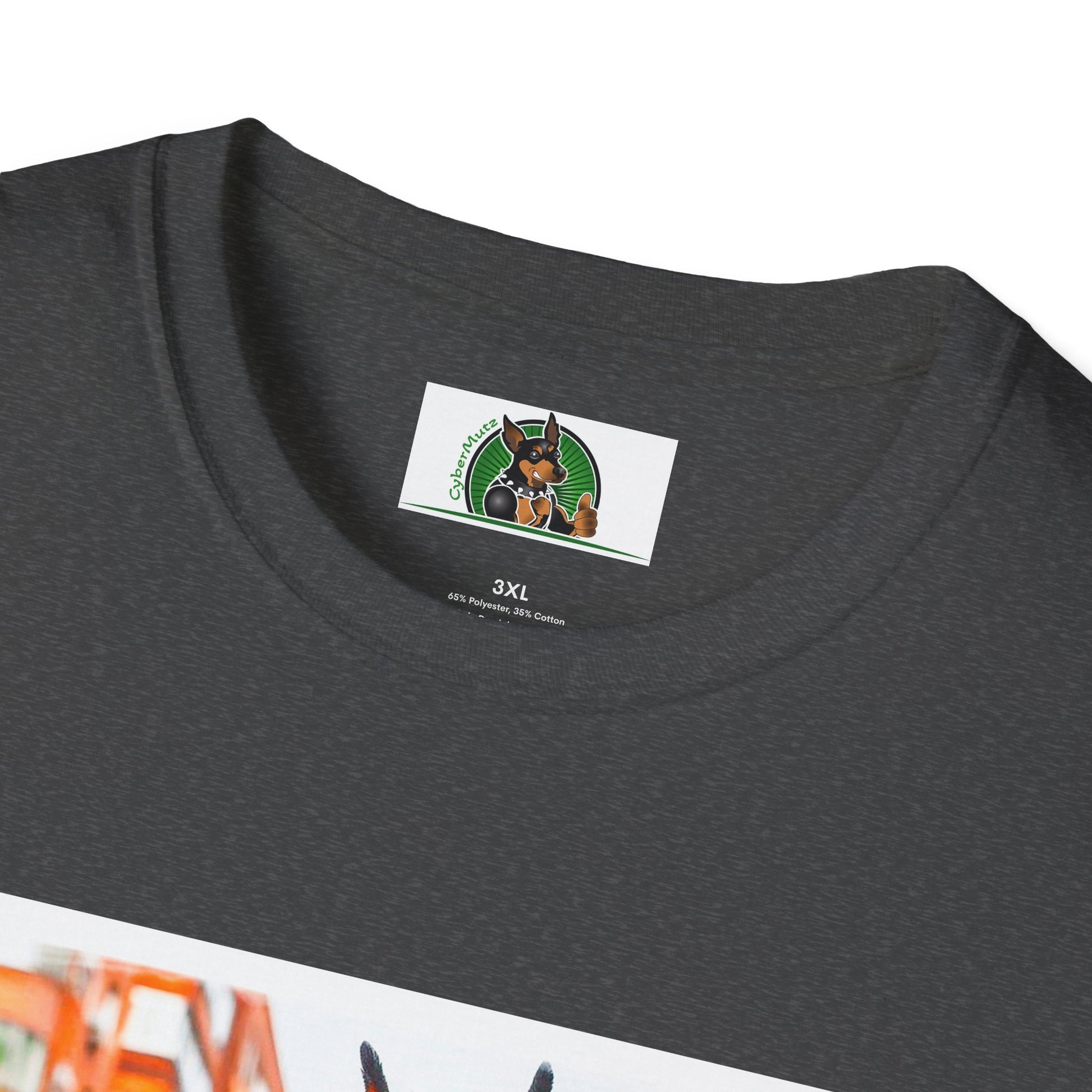 Doberman skate crew t shirt T-Shirt Printify