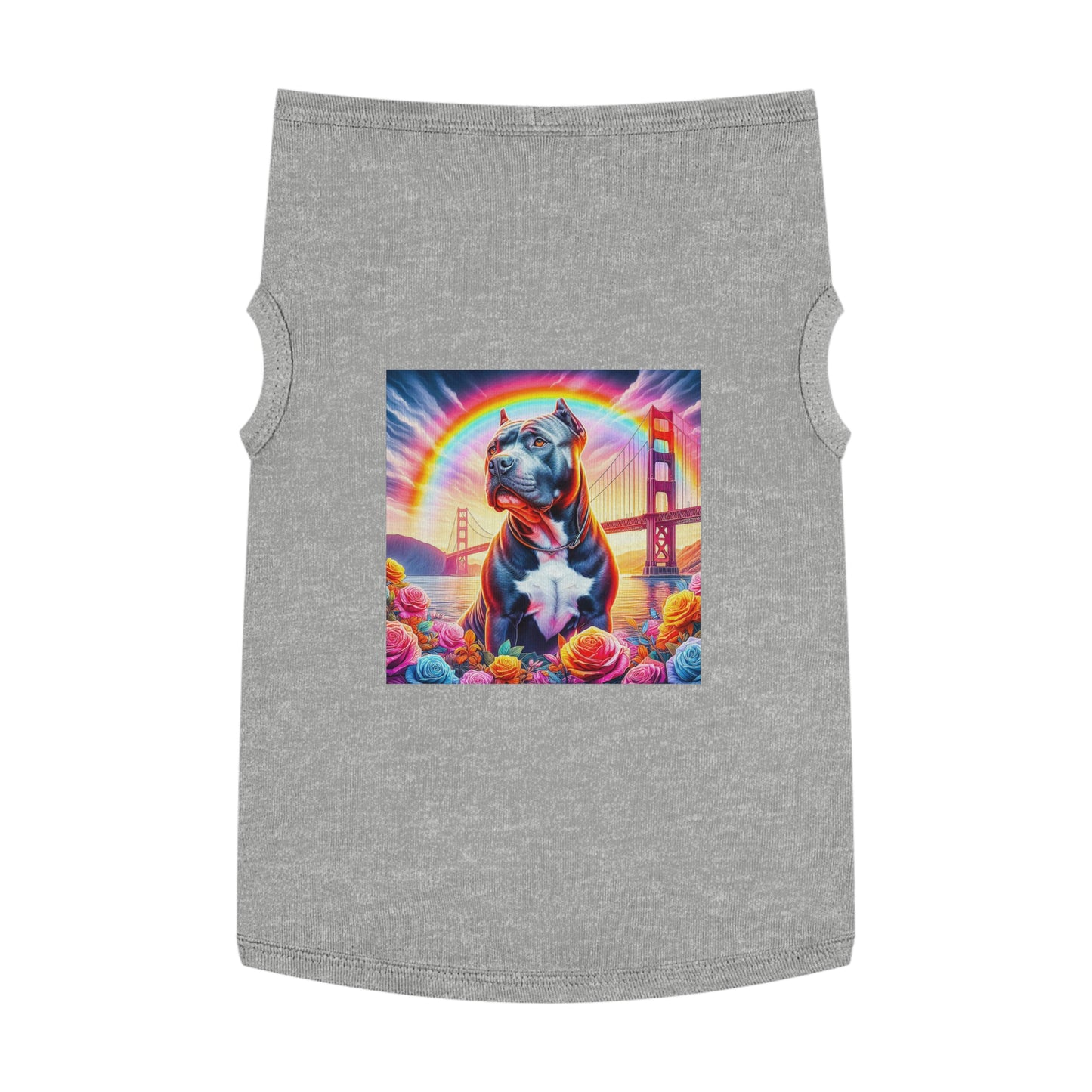 Pet Tank Top Pit Bull Pets Printify XL Heather