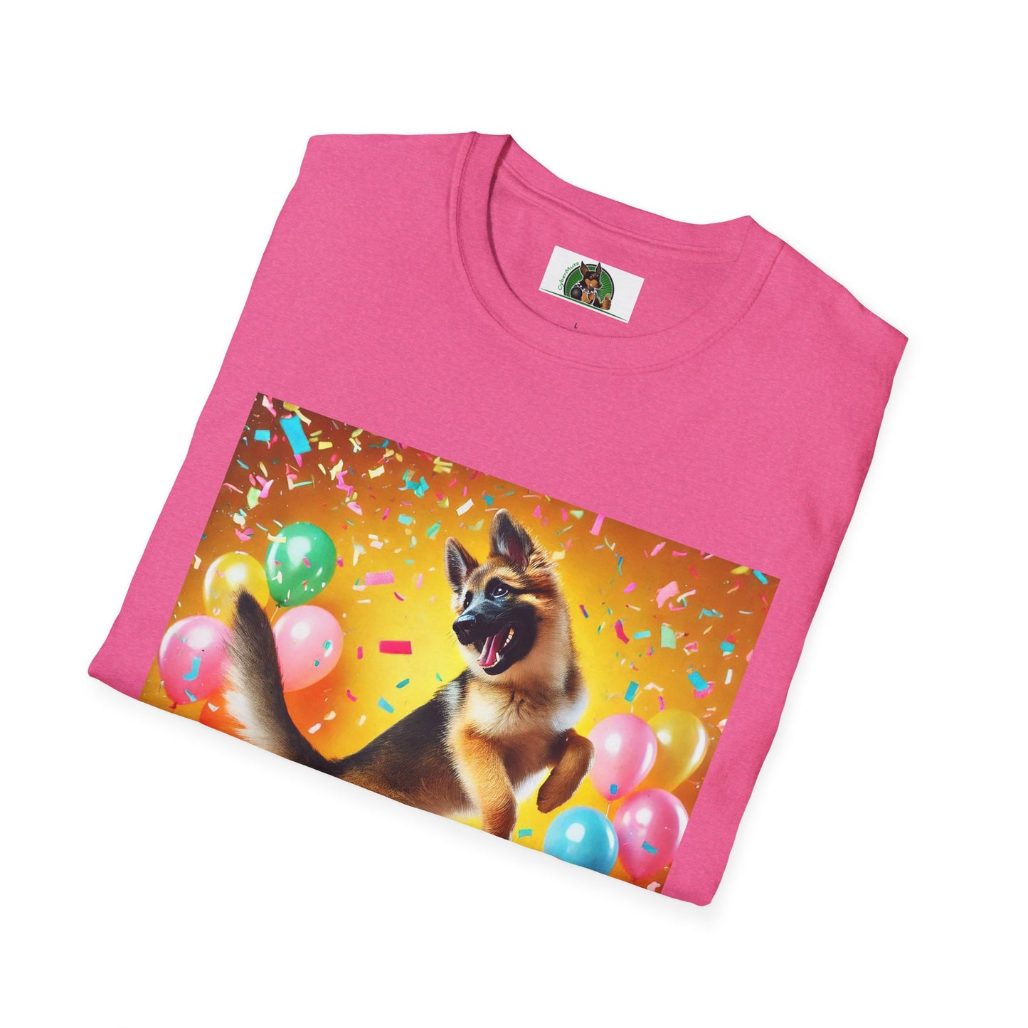 German Shepherd T-Shirt - Dancing Dog Design