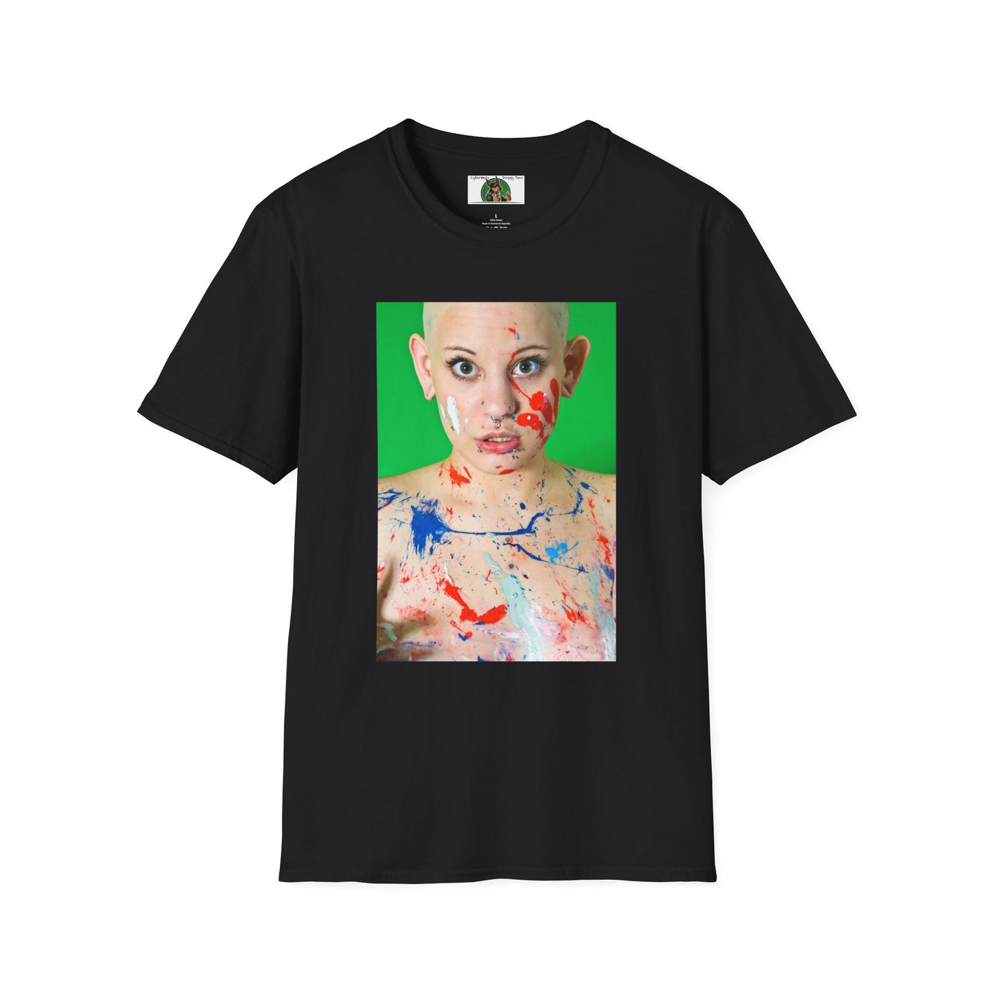 Mis·cel·la·ne·ous Funny Girl T-Shirt Printify S Black 