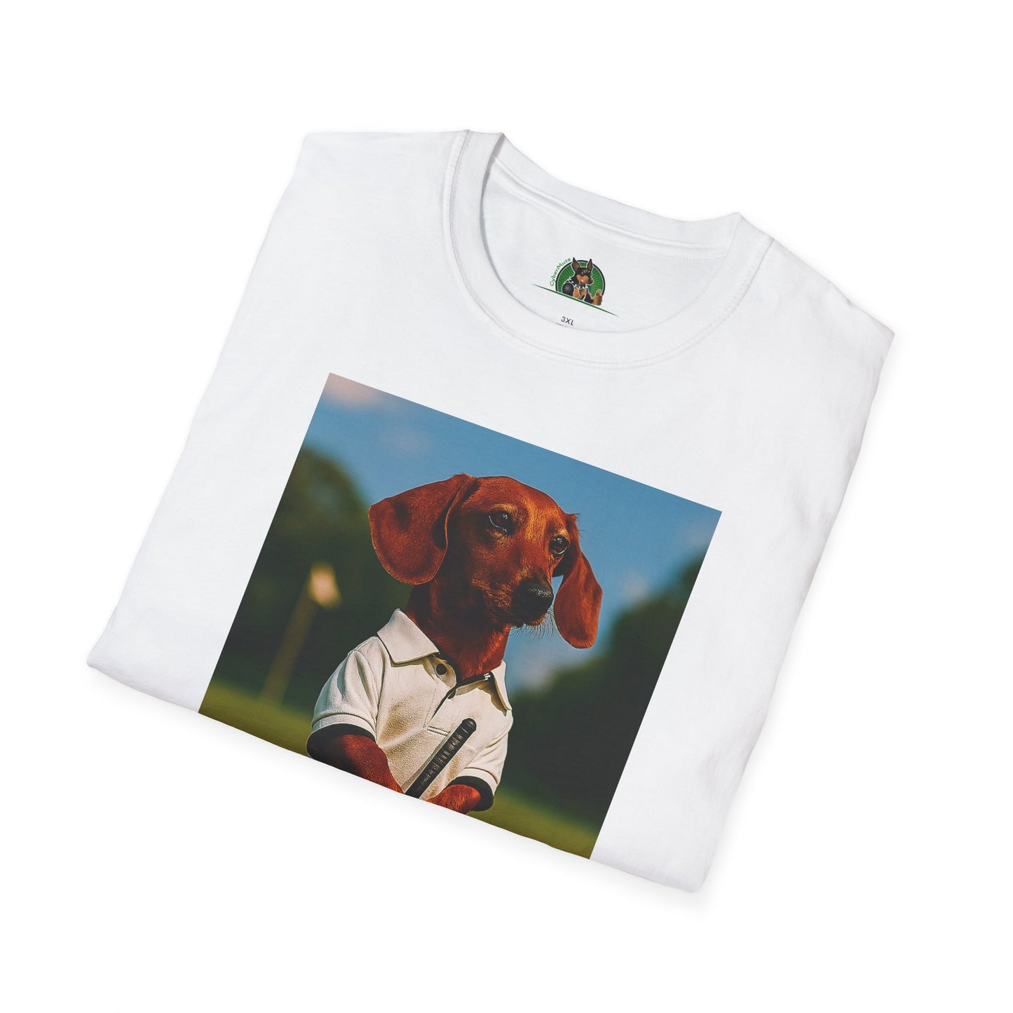 Sports Dachshund Golf T-Shirt T-Shirt Printify