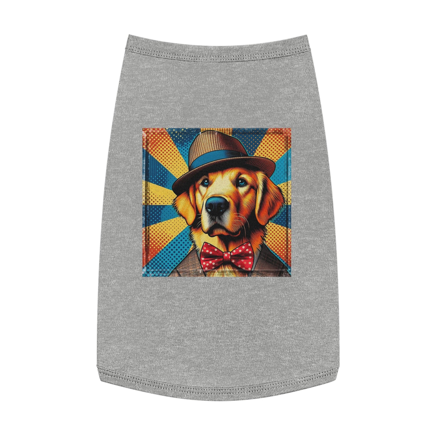 Golden Retriever pet tank top Pets Printify   