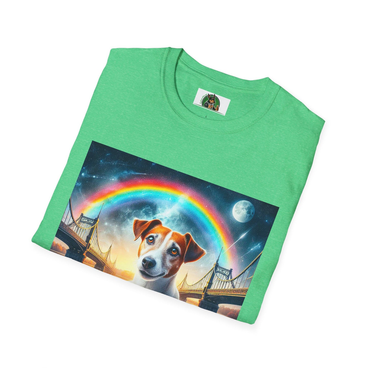 Jack Russell Moonlit Rainbow Bridge