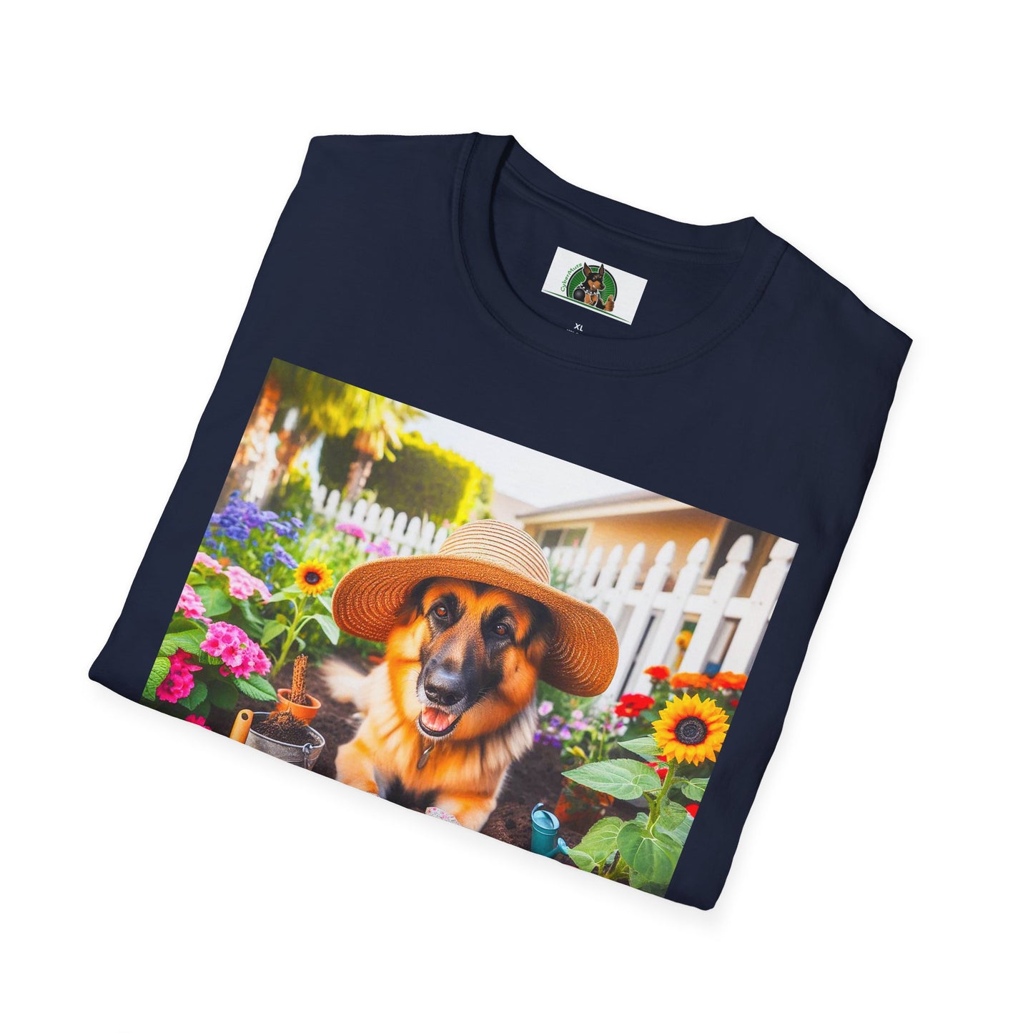 German Shepherd Gardner shirt T-Shirt Printify