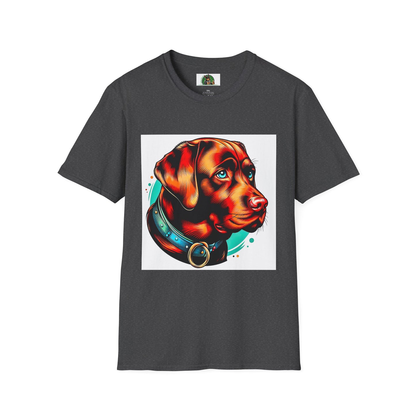 Labrador Retriever T-Shirt Printify XS Dark Heather 