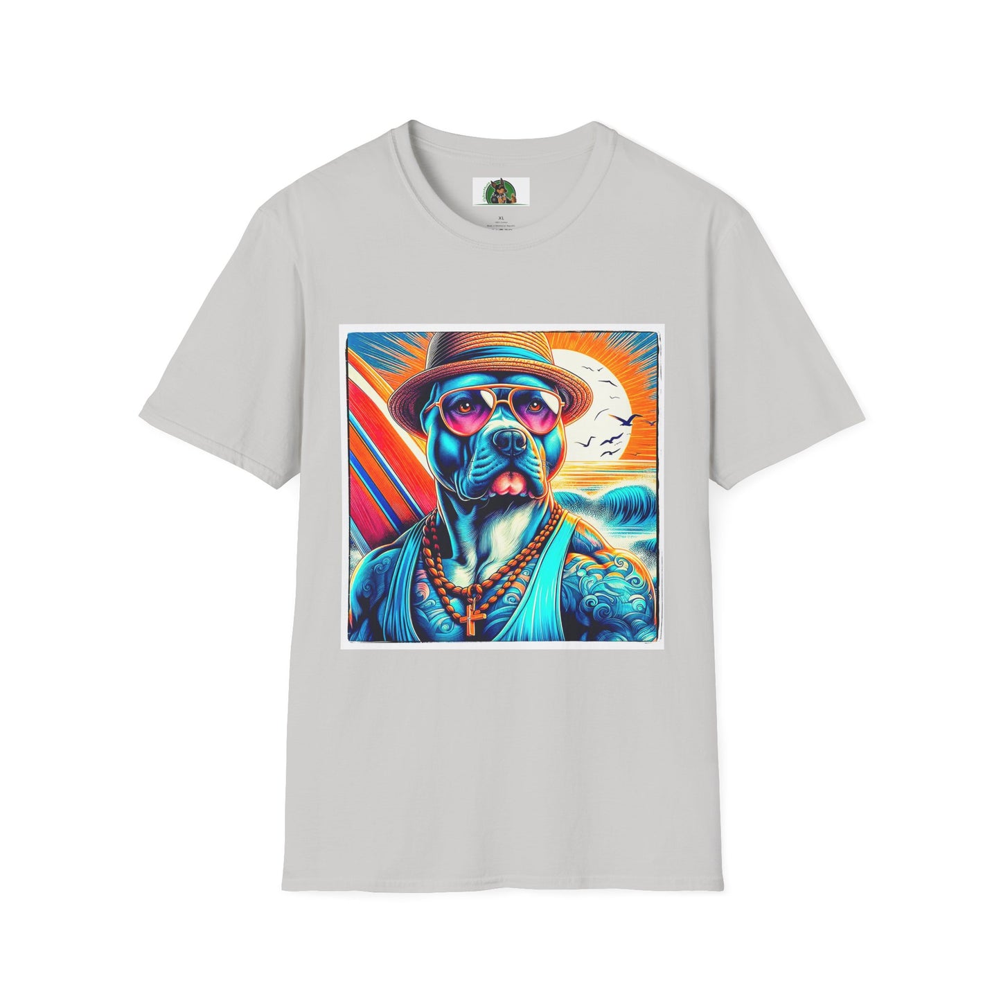 Pit Bull T-Shirt Printify S Ice Grey