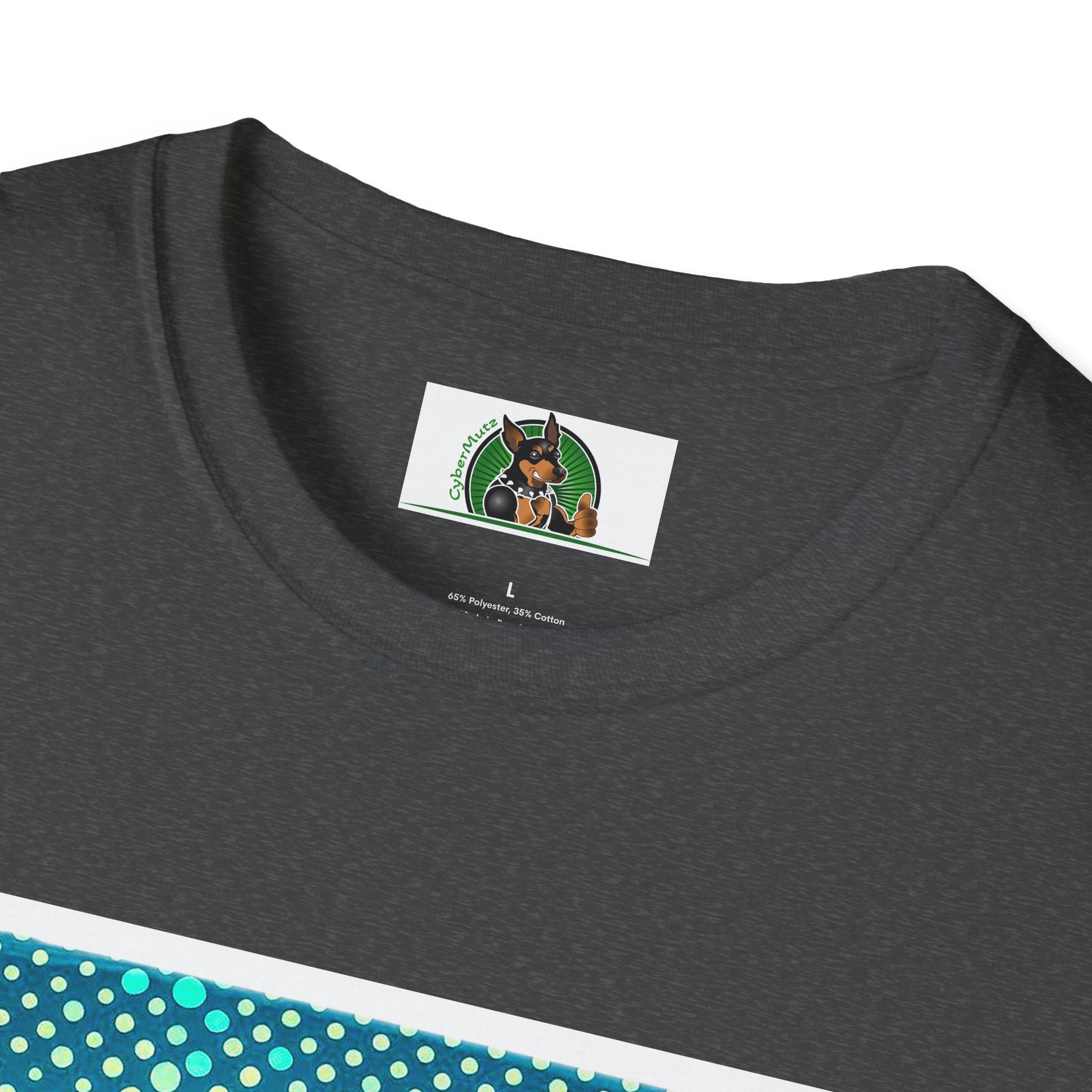 Wacky Australian Shepherd Dog In Colorful Car T-Shirt Printify