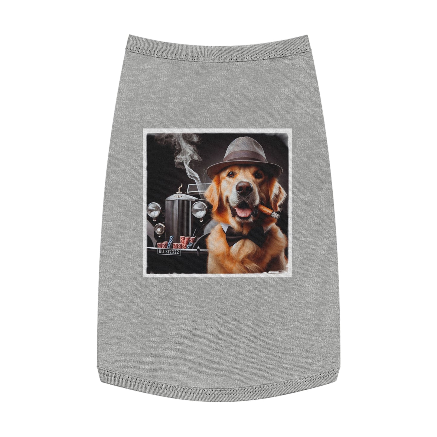 Golden Retriever pet tank top Pets Printify   