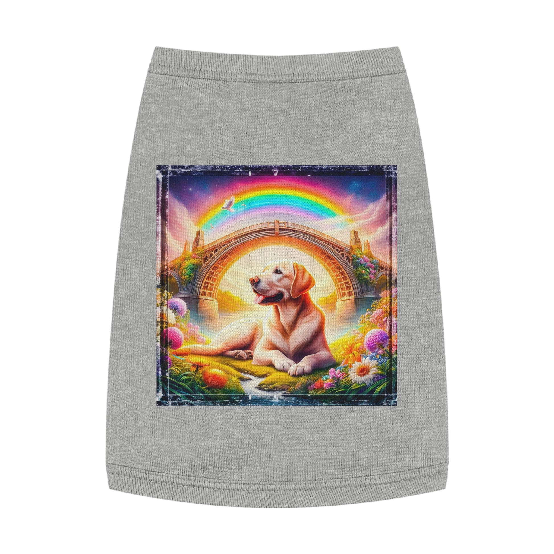 Pet Tank Top Labrador Retriever Pets Printify M Heather 