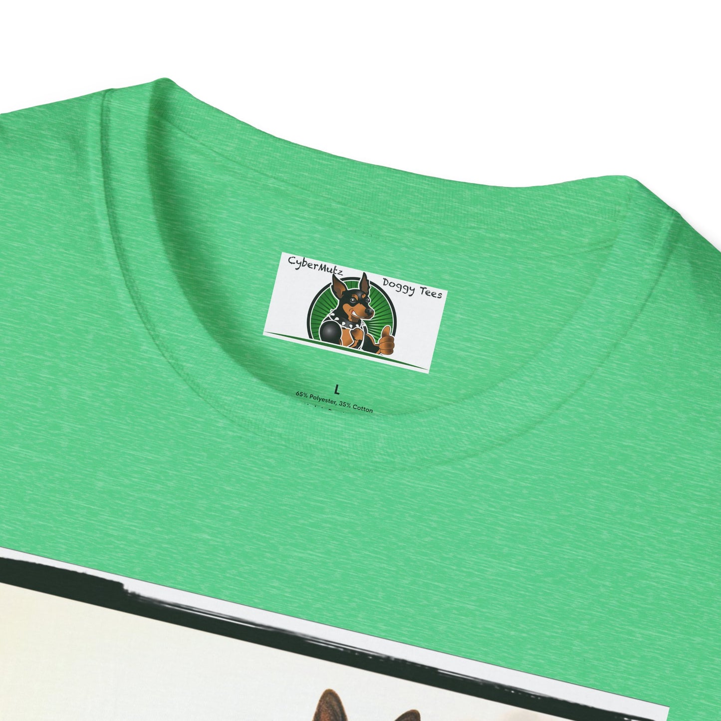 Road Bike German Shepherd Unisex Softstyle T-Shirt