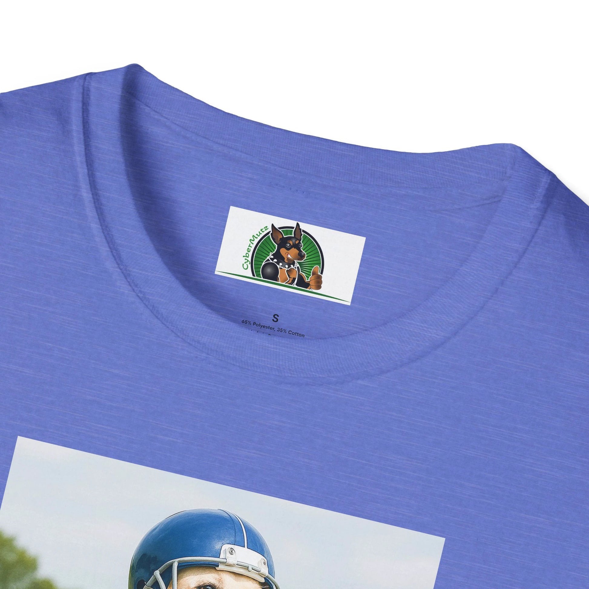 Labrador Retriever Football T-Shirt — Sports Dog Tee for Dog Lovers by Printify