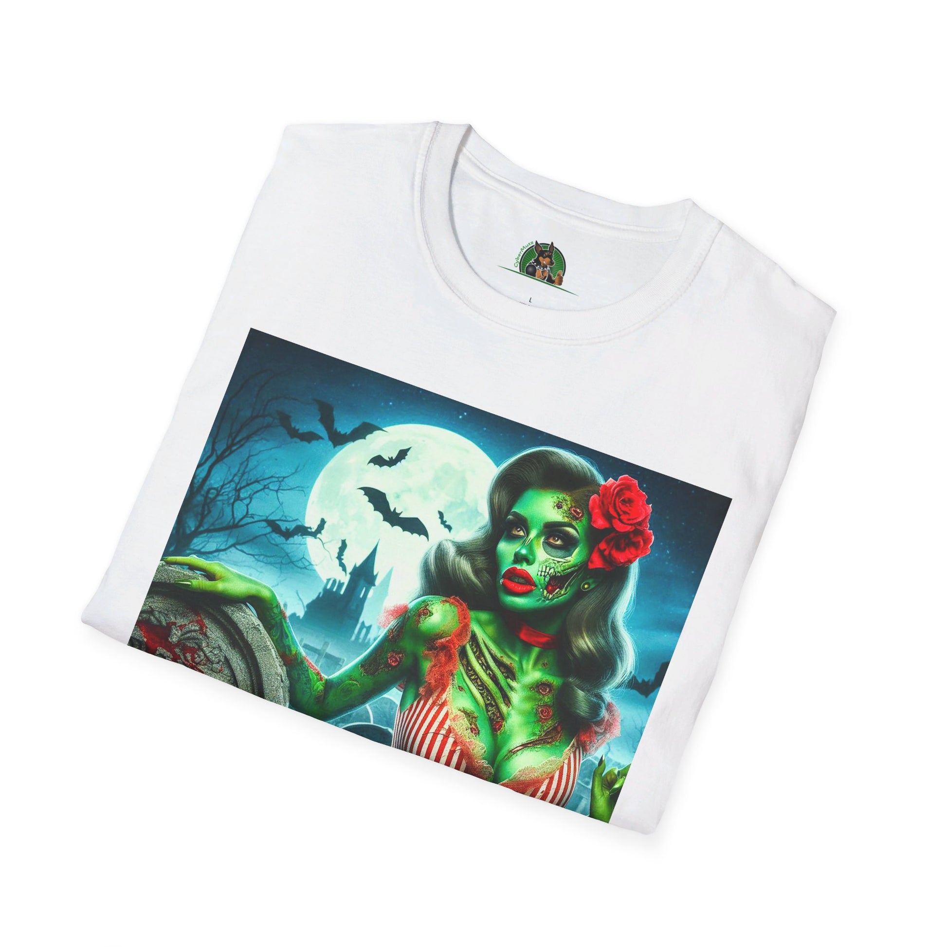 Zombie Girl T-Shirt Printify   