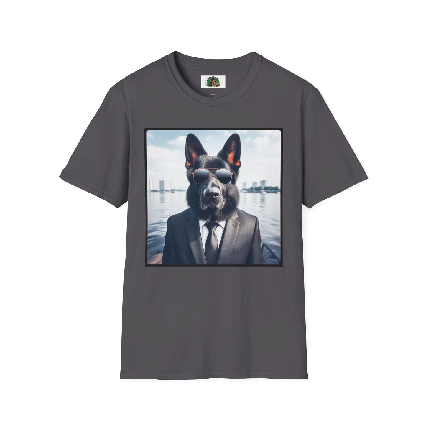 German Shepherd T-Shirt Printify Charcoal S 