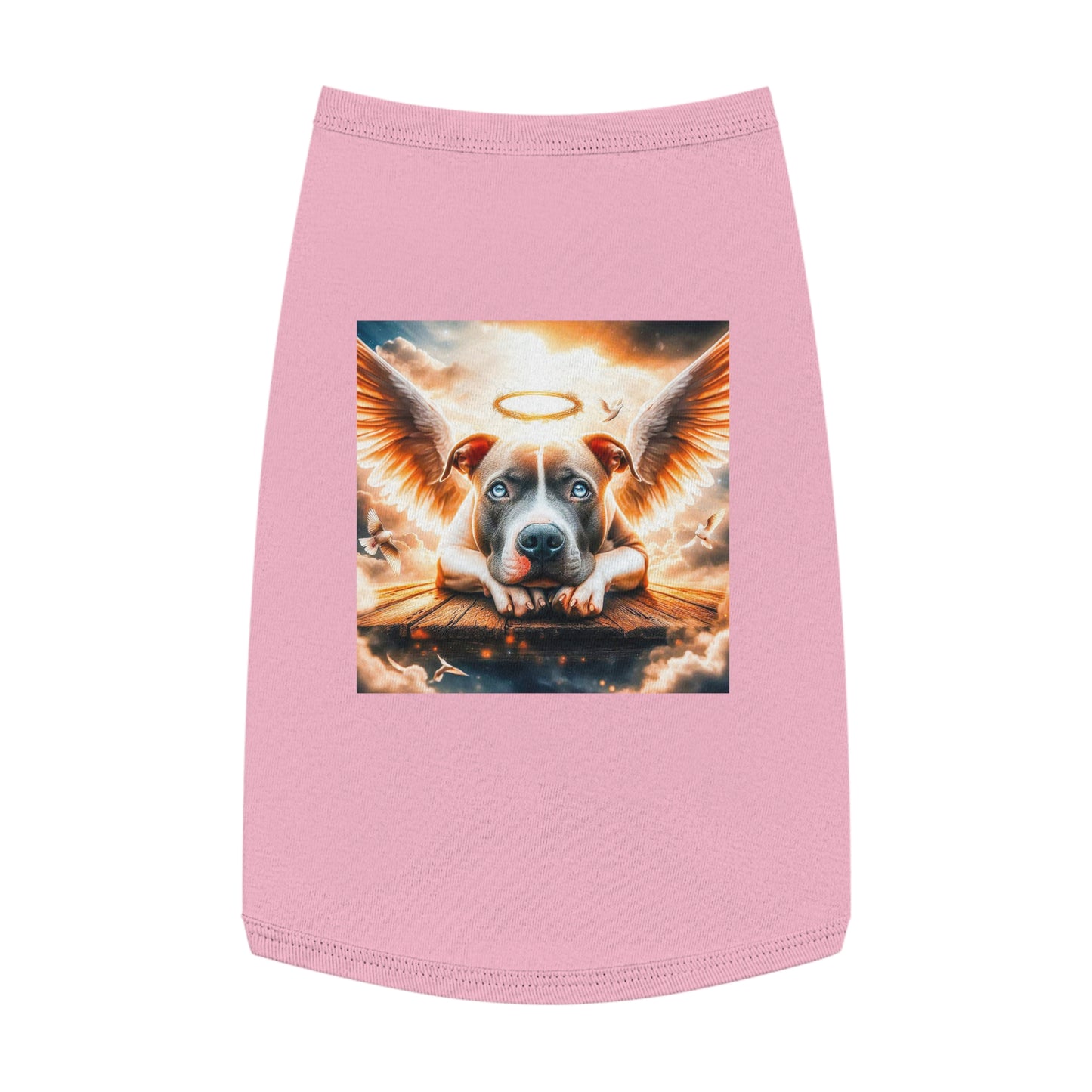 Pet Tank Top Pit Bull Pets Printify L Pink