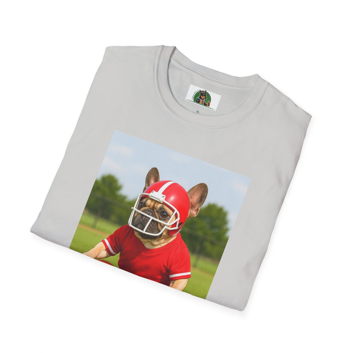 Sports Football French Bulldog T-Shirt