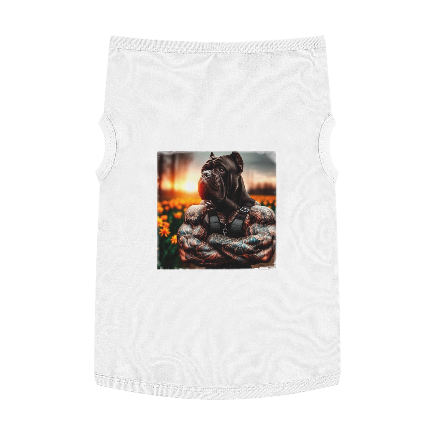 Pet Tank Top Cane Corso Pets Printify XL White 