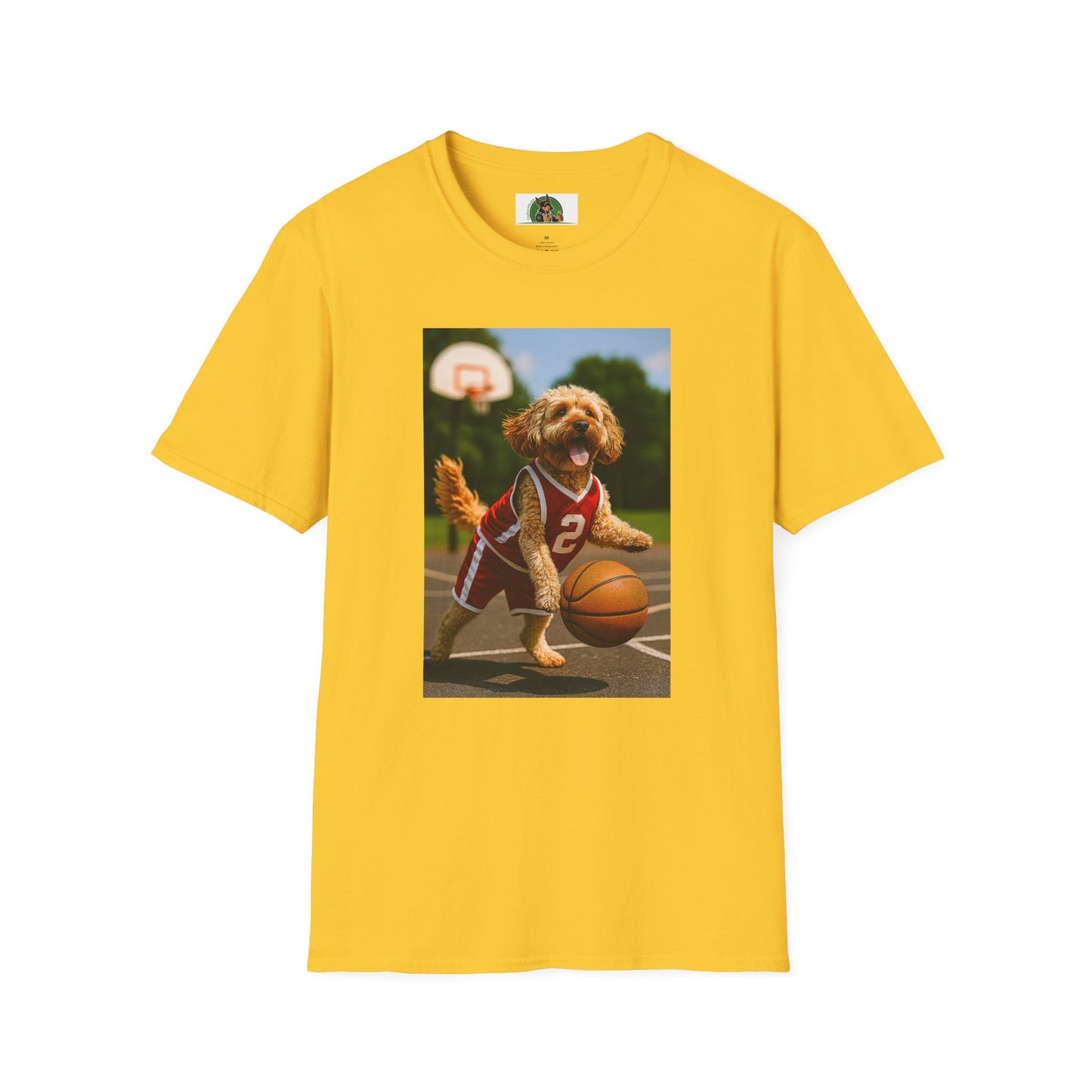Sports Cockerpoo Basketball T-Shirt T-Shirt Printify Daisy S