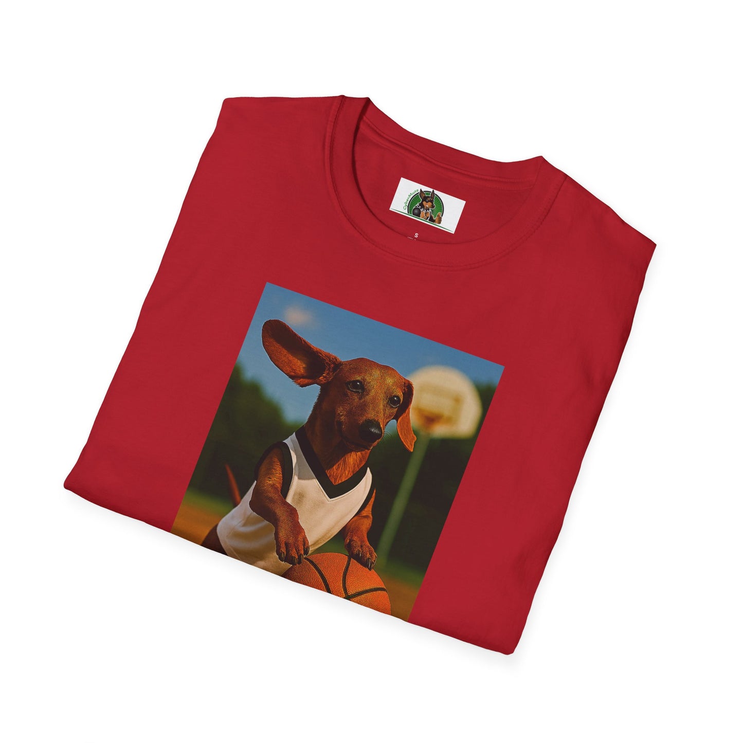 Sports Dachshund Basketball T-Shirt