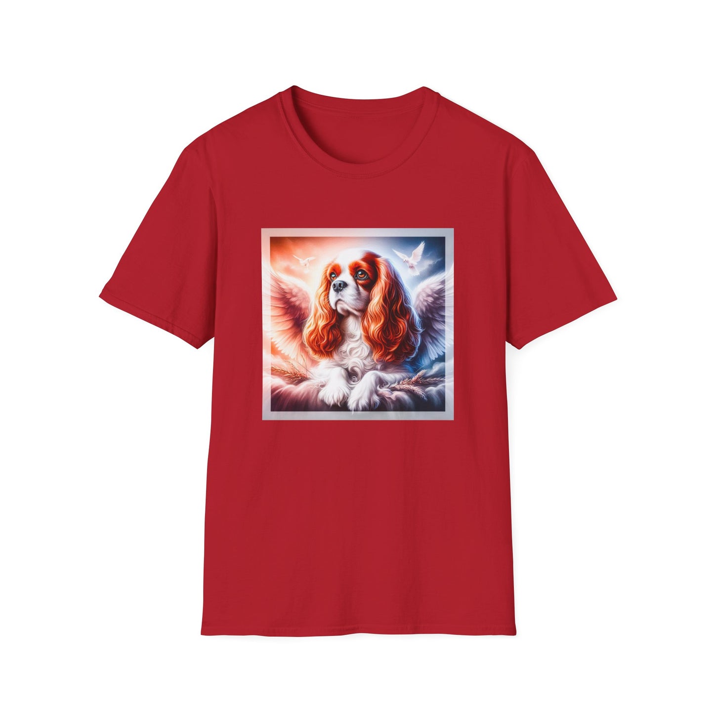 Cavalier King Charles Spaniel T-Shirt Printify S Cherry Red 