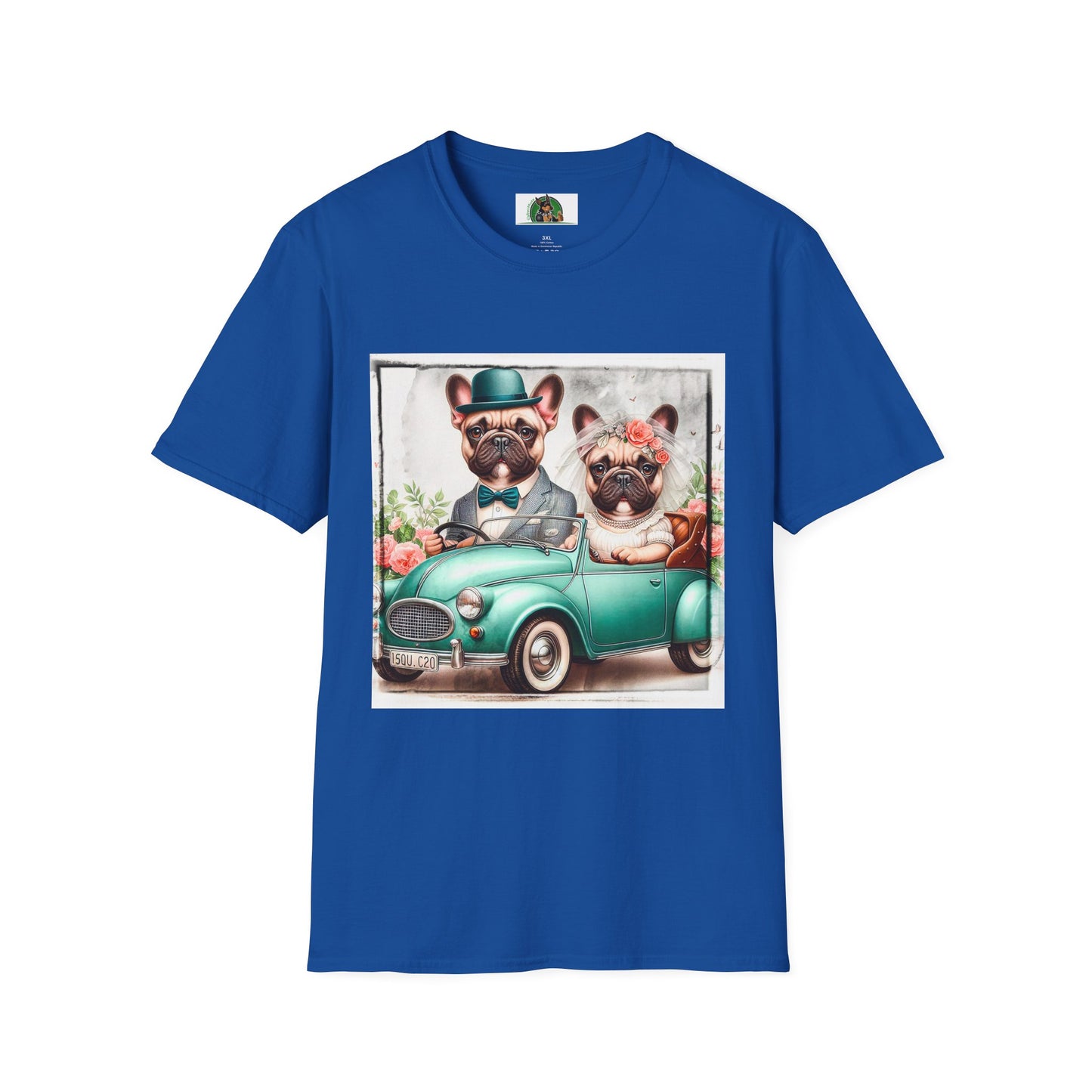 Wacky French Bulldog T-Shirt Printify XS Royal