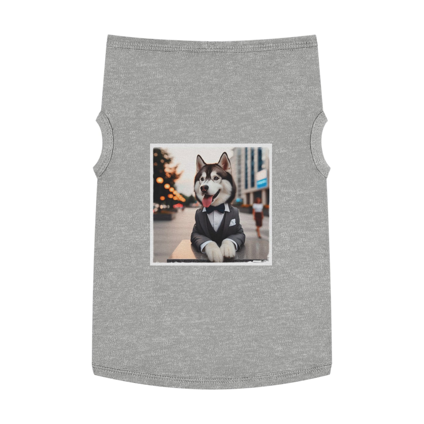 Pet Tank Top Husky Pets Printify XL Heather