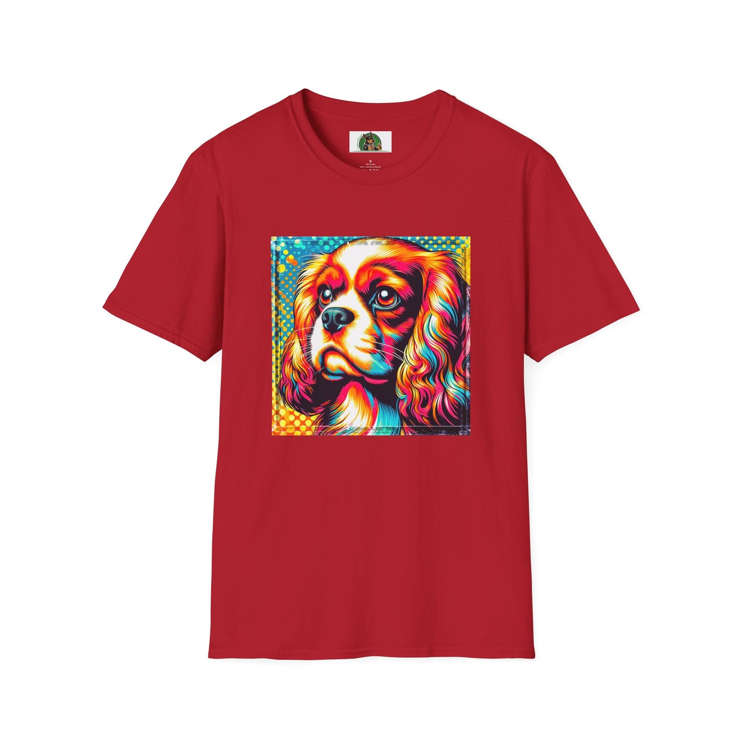 Cavalier King Charles Spaniel T-Shirt Printify S Cherry Red