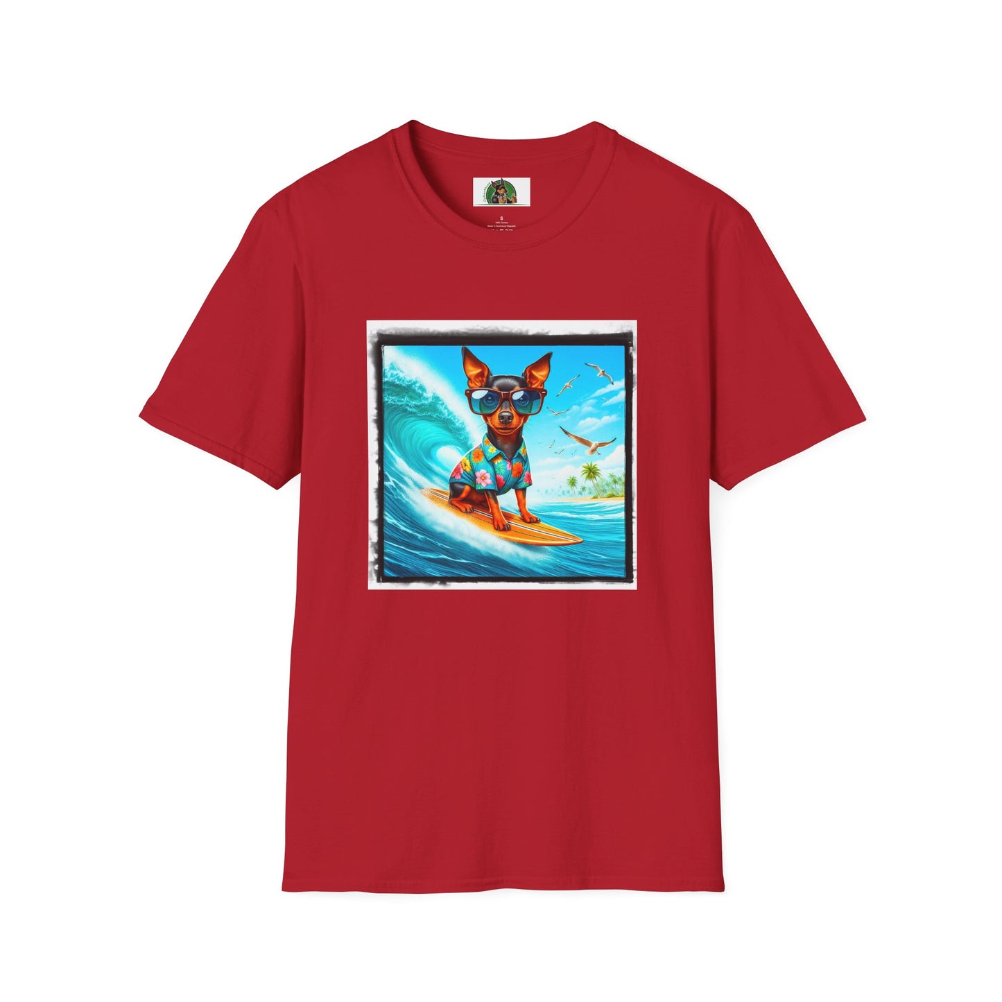 Min Pin T-Shirt T-Shirt Printify S Cherry Red