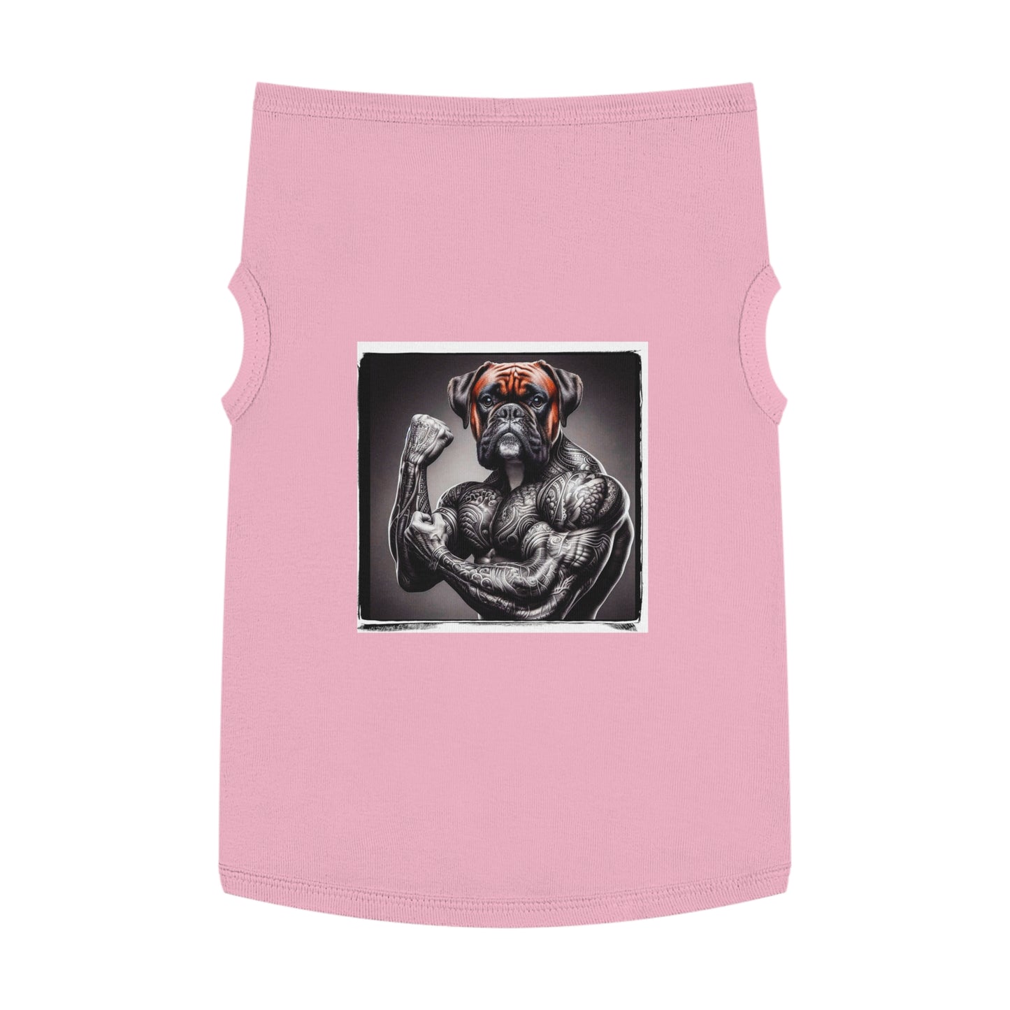 Pet Tank Top Boxer Pets Printify XL Pink 