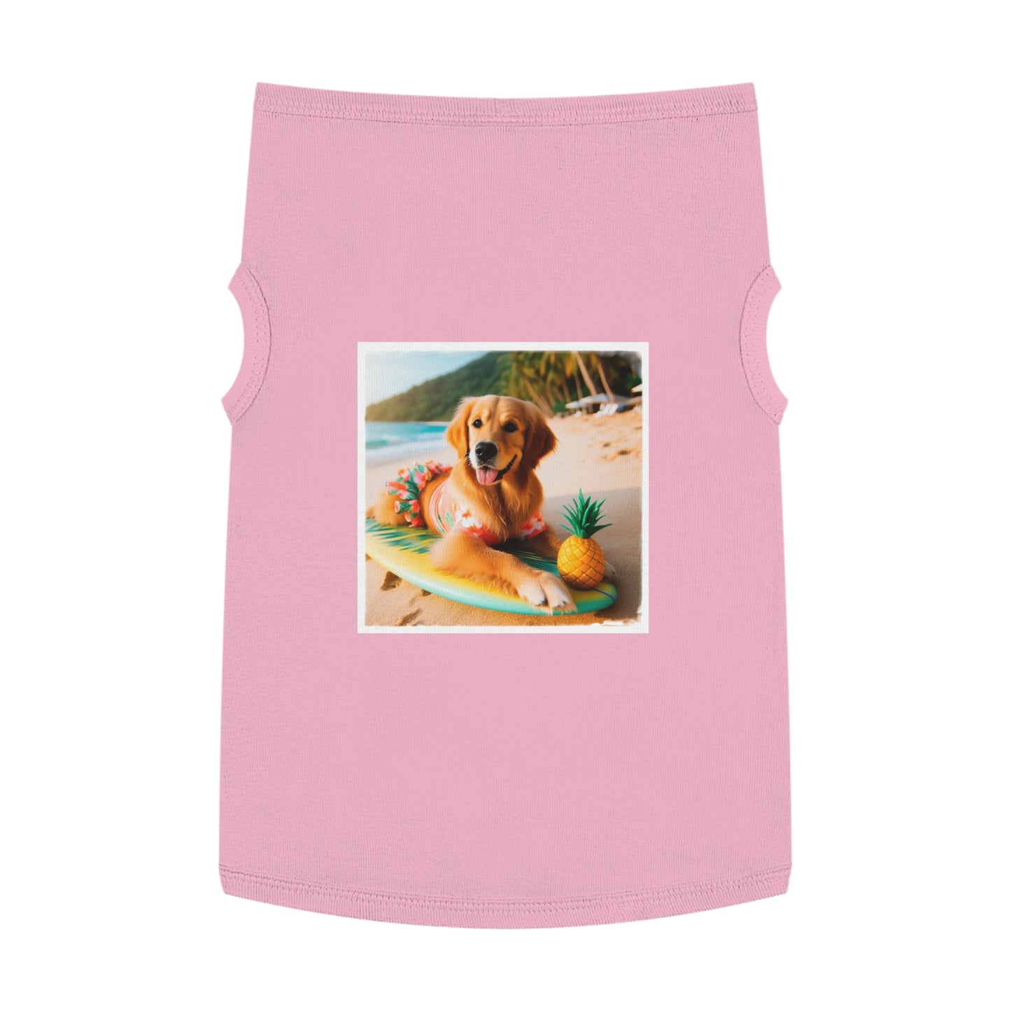 Golden Retriever pet tank top Pets Printify XL Pink 