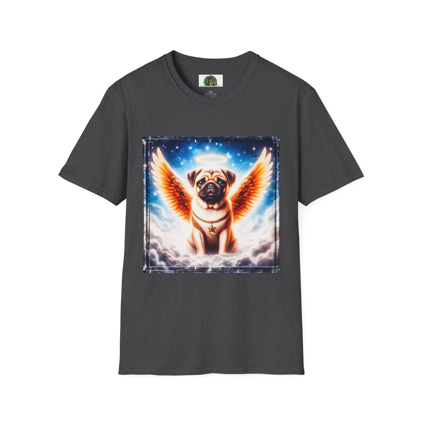 Pugs T-Shirt Printify XS Dark Heather 