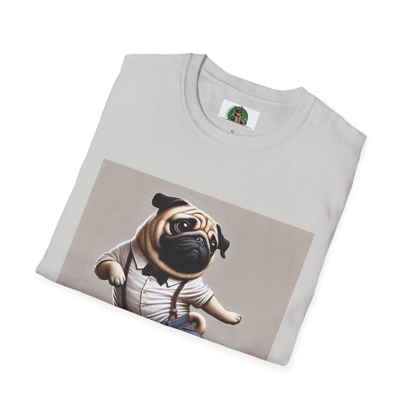 Dancing Pug T-Shirt - Fun and Playful Tee for Dog Lovers