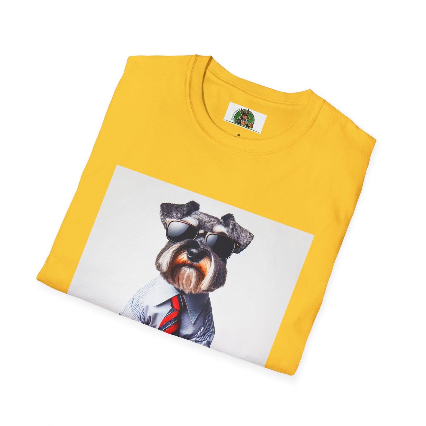 Schnauzer T-Shirt with Miniature Schnauzer Design T-Shirt Printify   