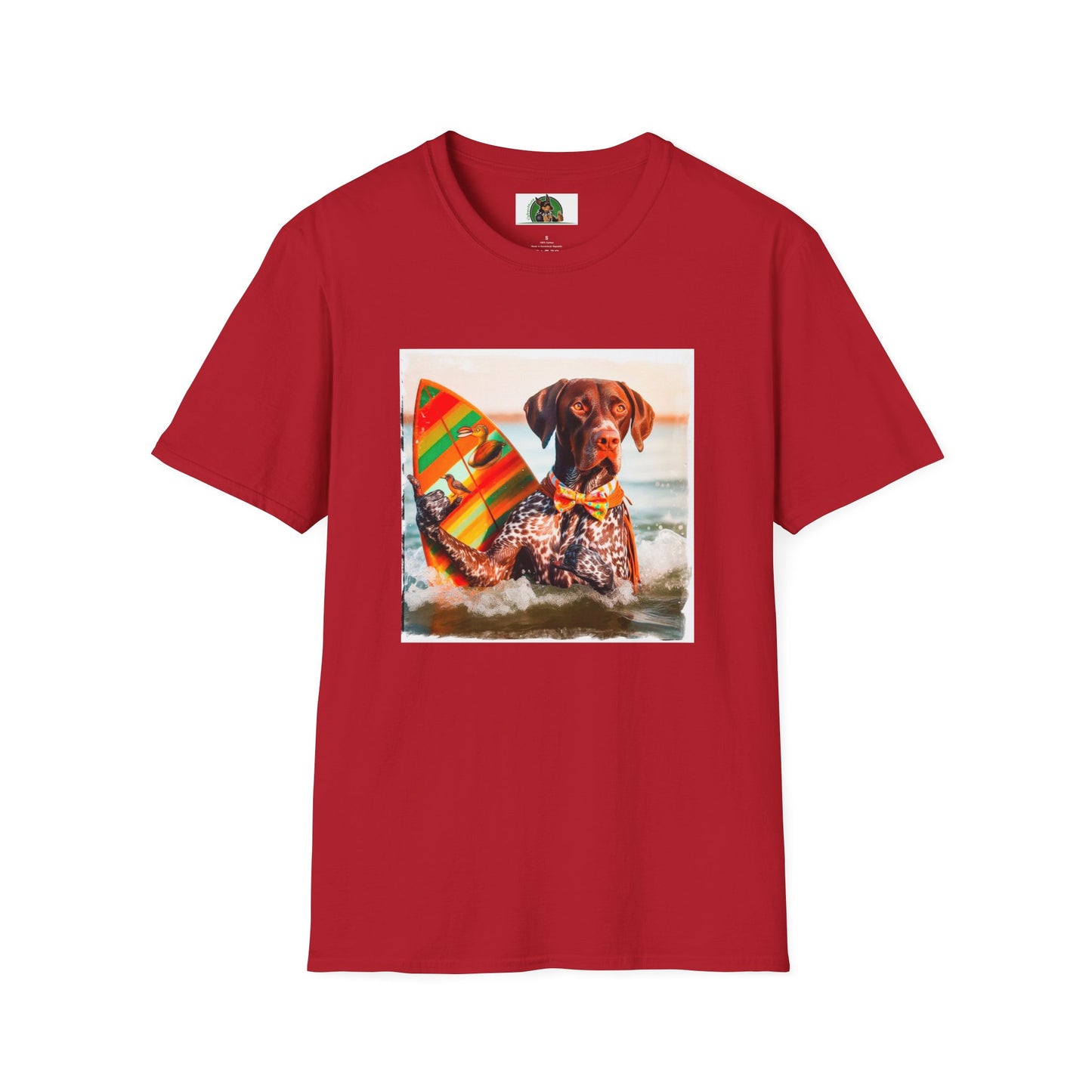 German Shorthaired Pointer T-Shirt Printify S Cherry Red 