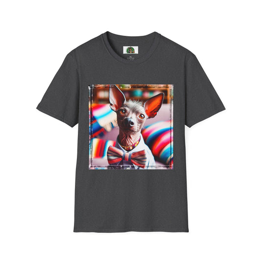 Mexican Hairless Dog T-Shirt Printify XS Dark Heather 