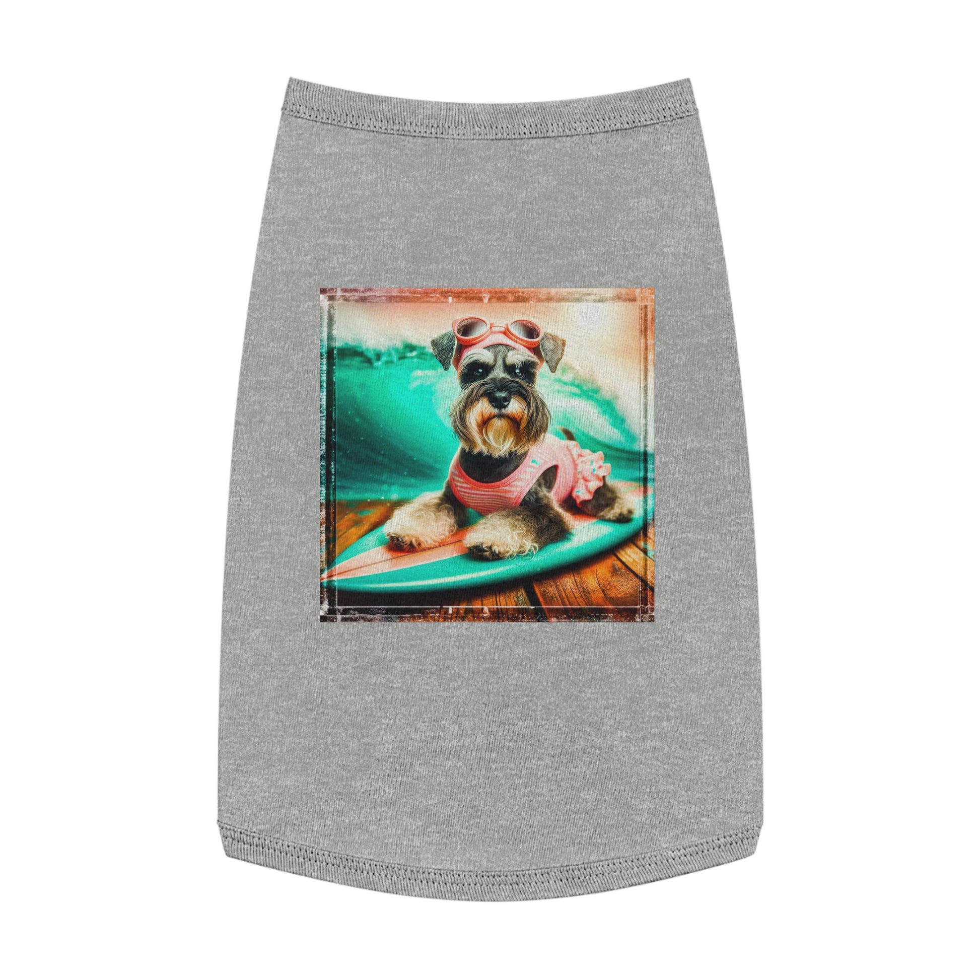 Pet Tank Top Miniature Schnauzer Pets Printify   