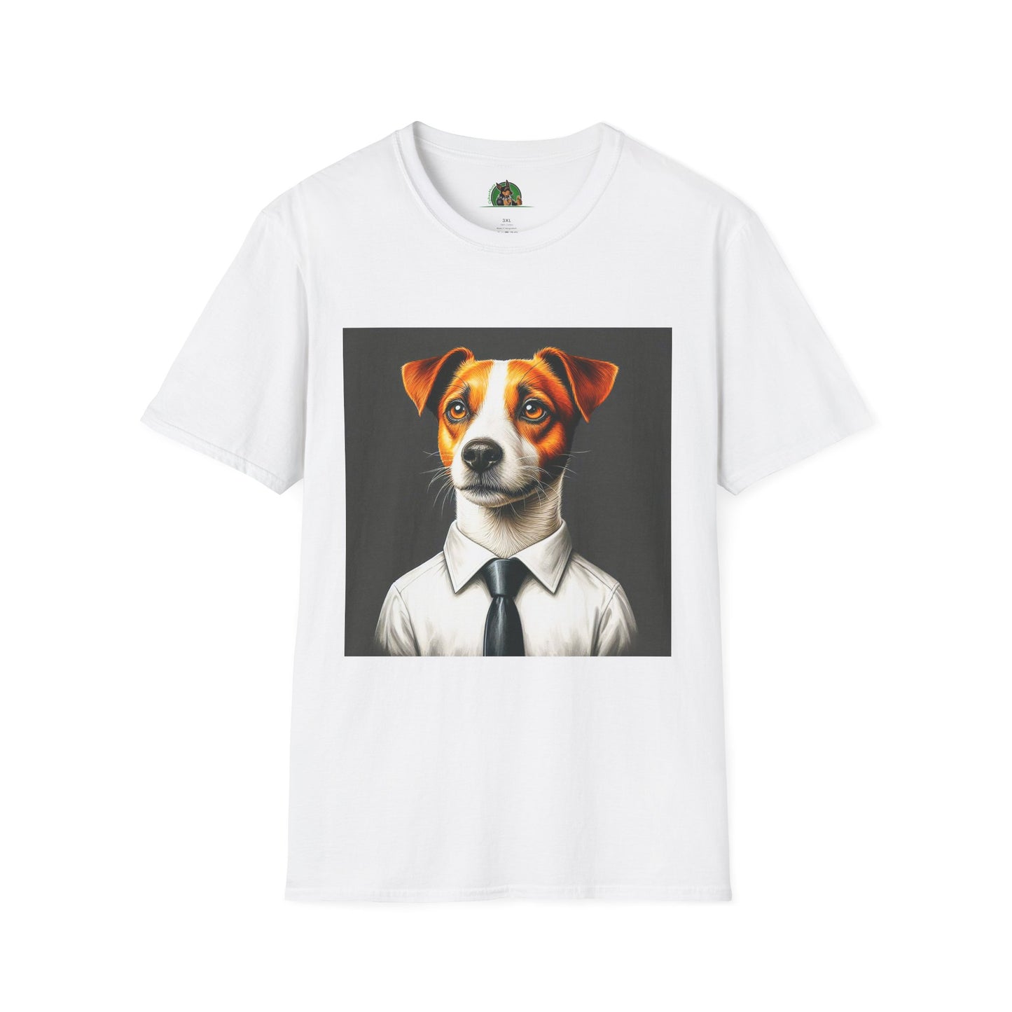 Jack Russell T-Shirt Printify S White