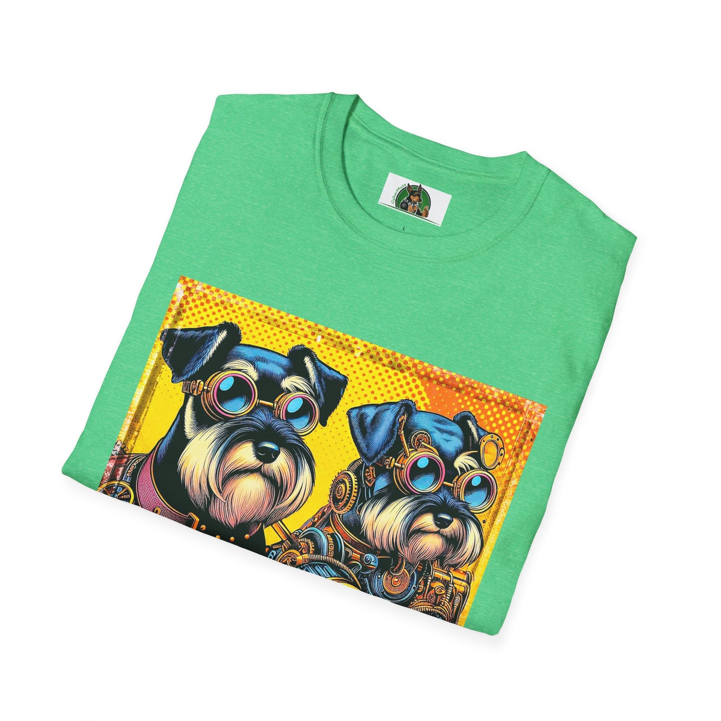 Schnauzer T-Shirt with Miniature Schnauzer Design