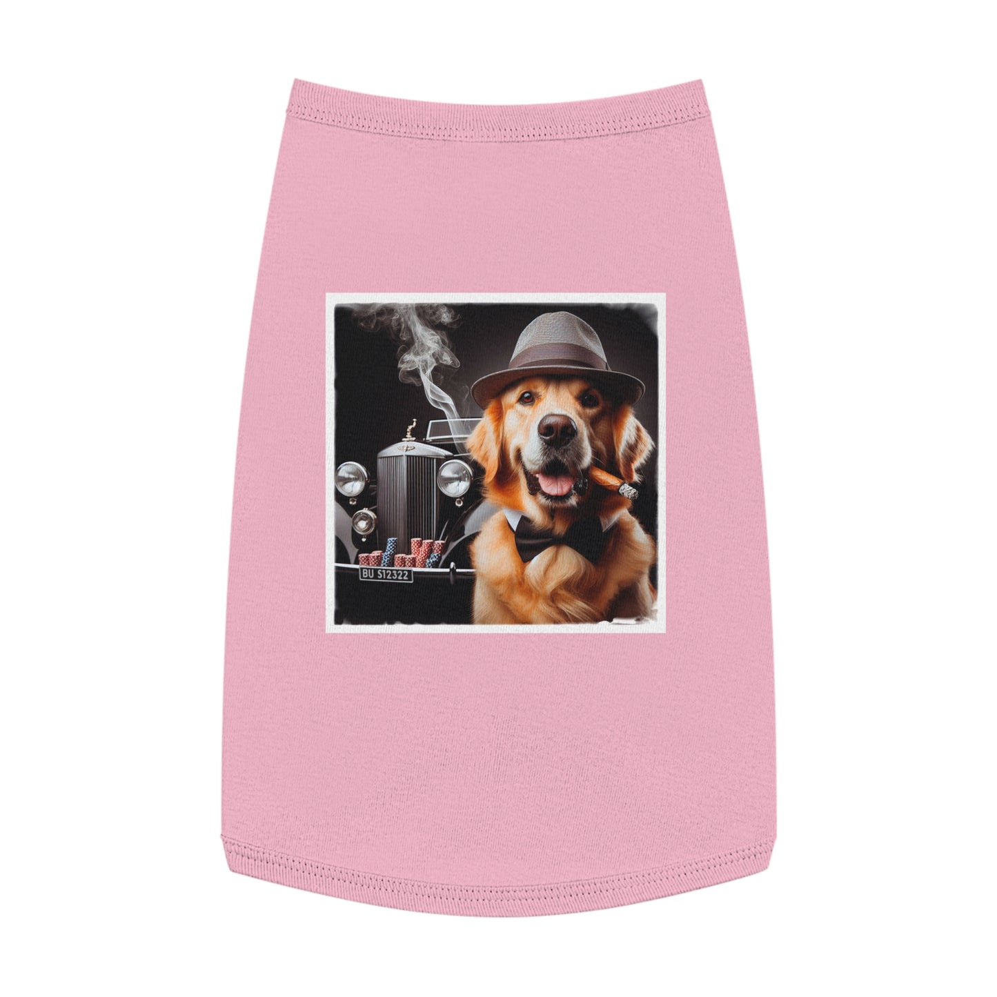 Golden Retriever pet tank top Pets Printify   