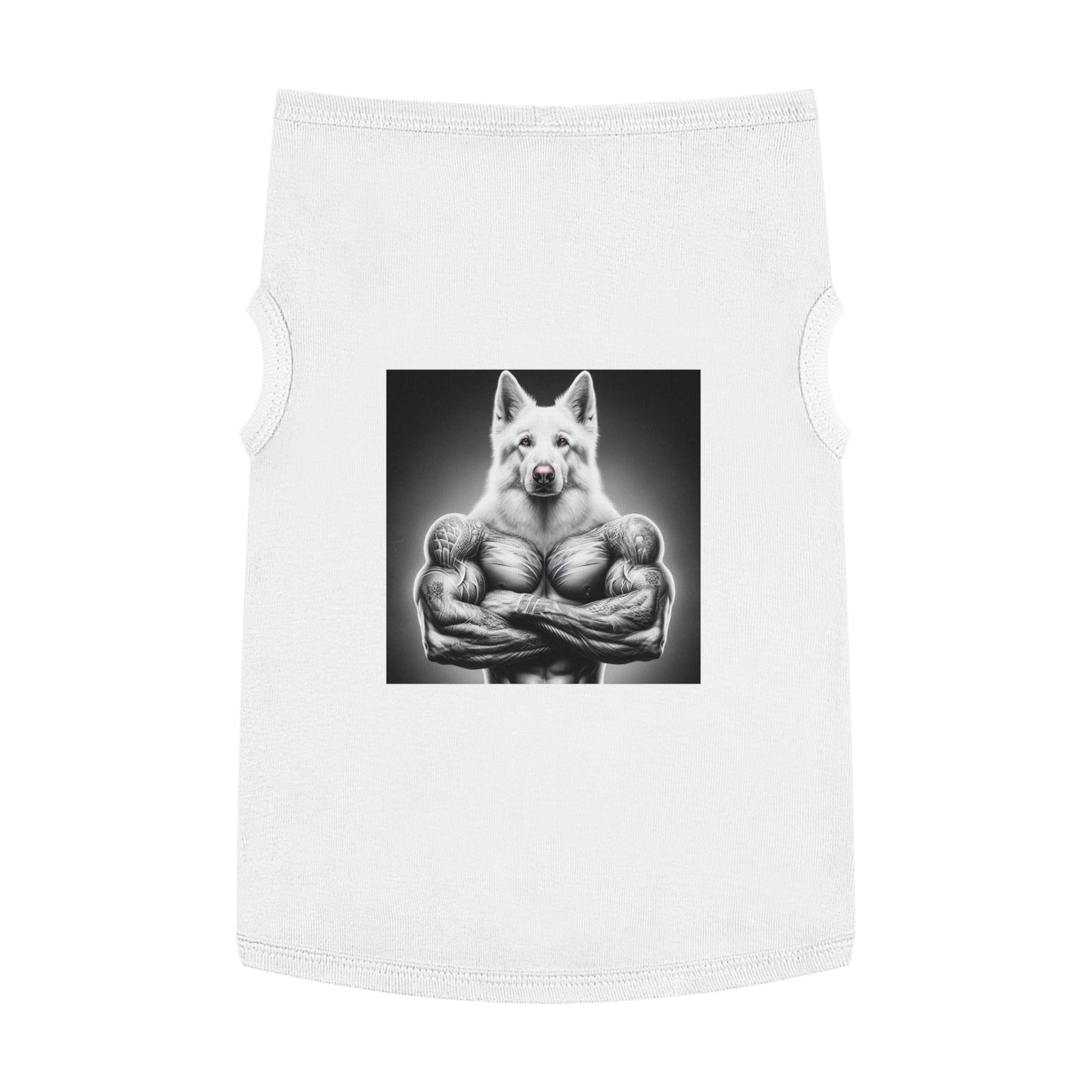 Pet Tank Top German Shepherd Pets Printify XL White 