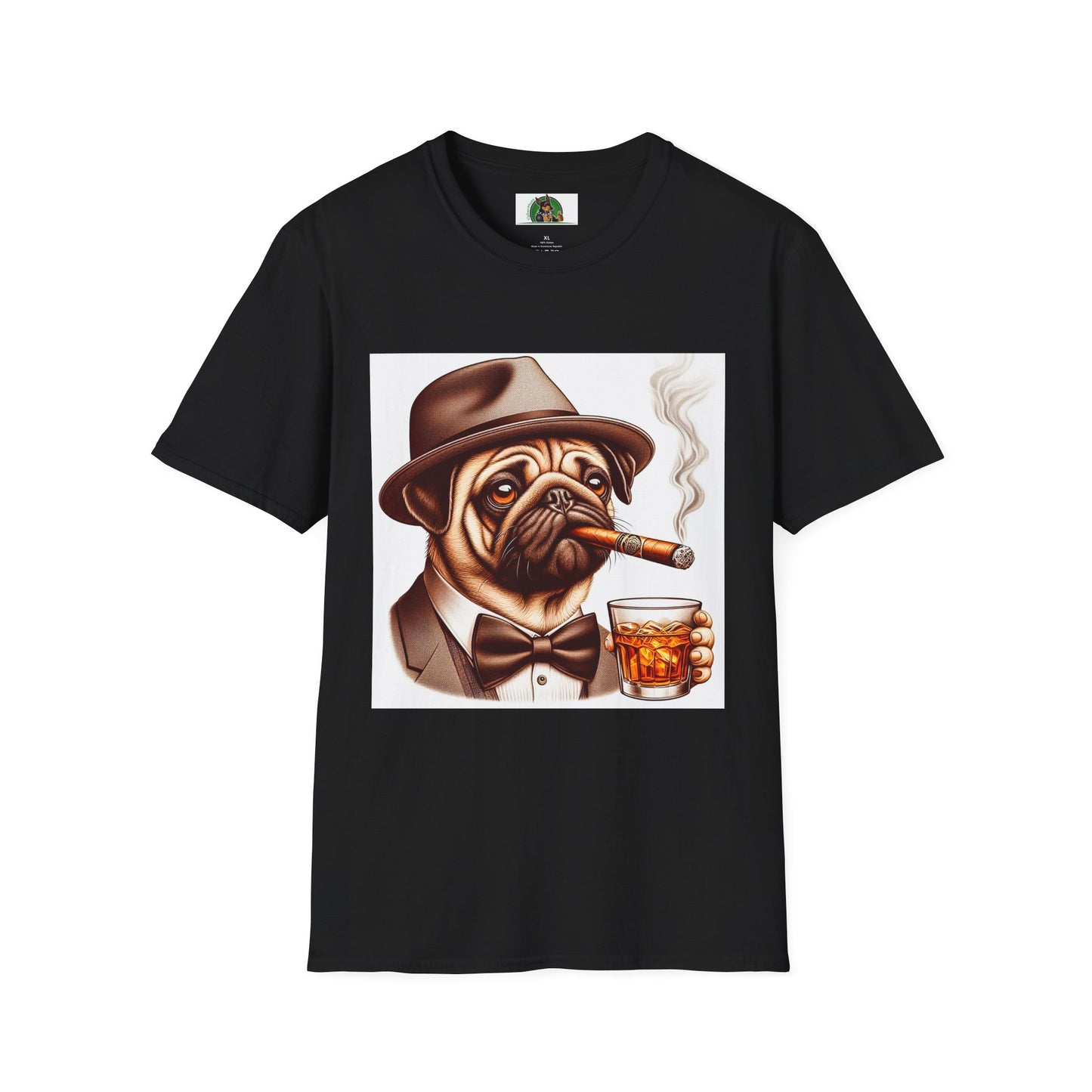 Pugs T-Shirt Printify XS Black 