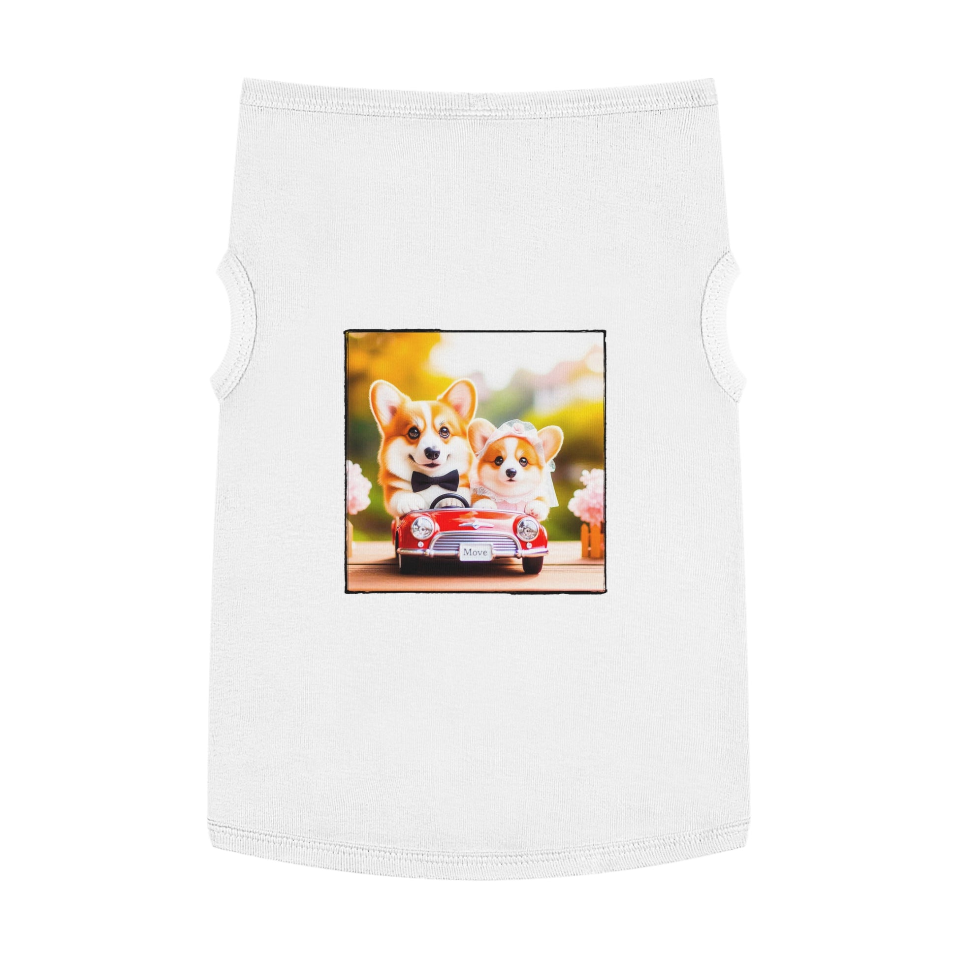 Wacky Pet Tank Top Pembroke Welsh Corgi Pets Printify   