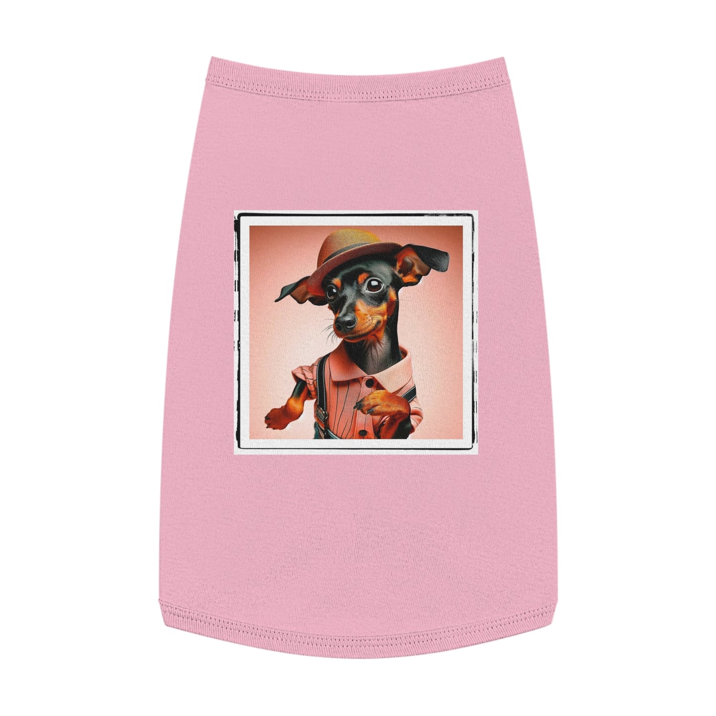 Dog Tank Top - Min Pin Tank Tops Pets Printify   