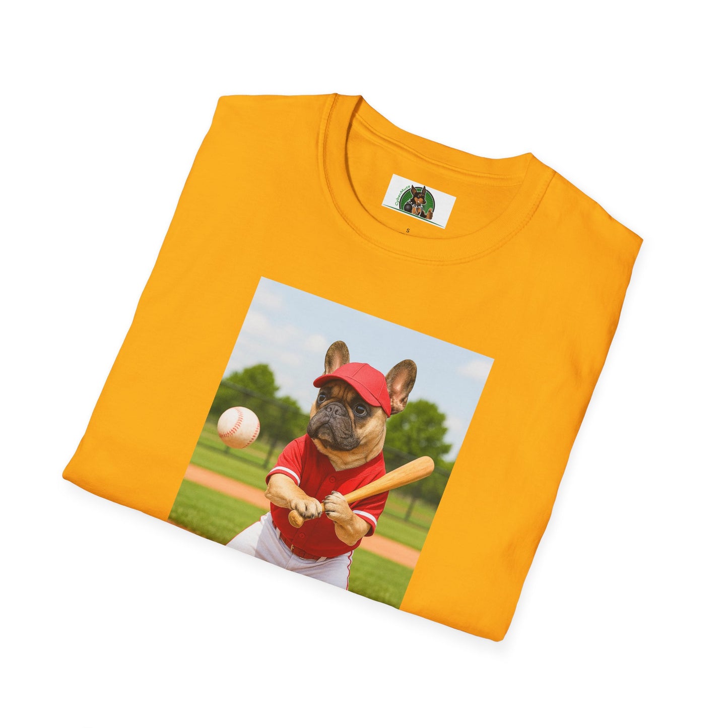 Sports Baseball French Bulldog T-Shirt