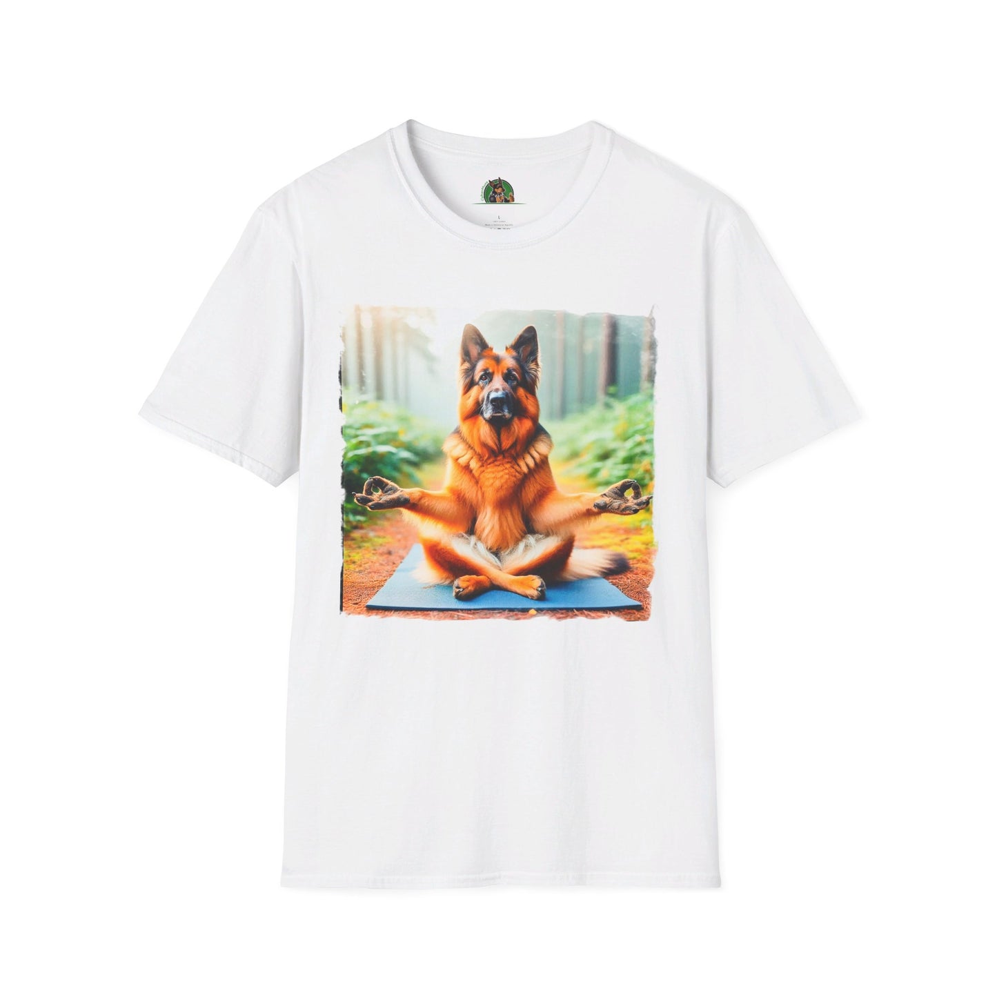 German Shepherd T-Shirt Printify White S 