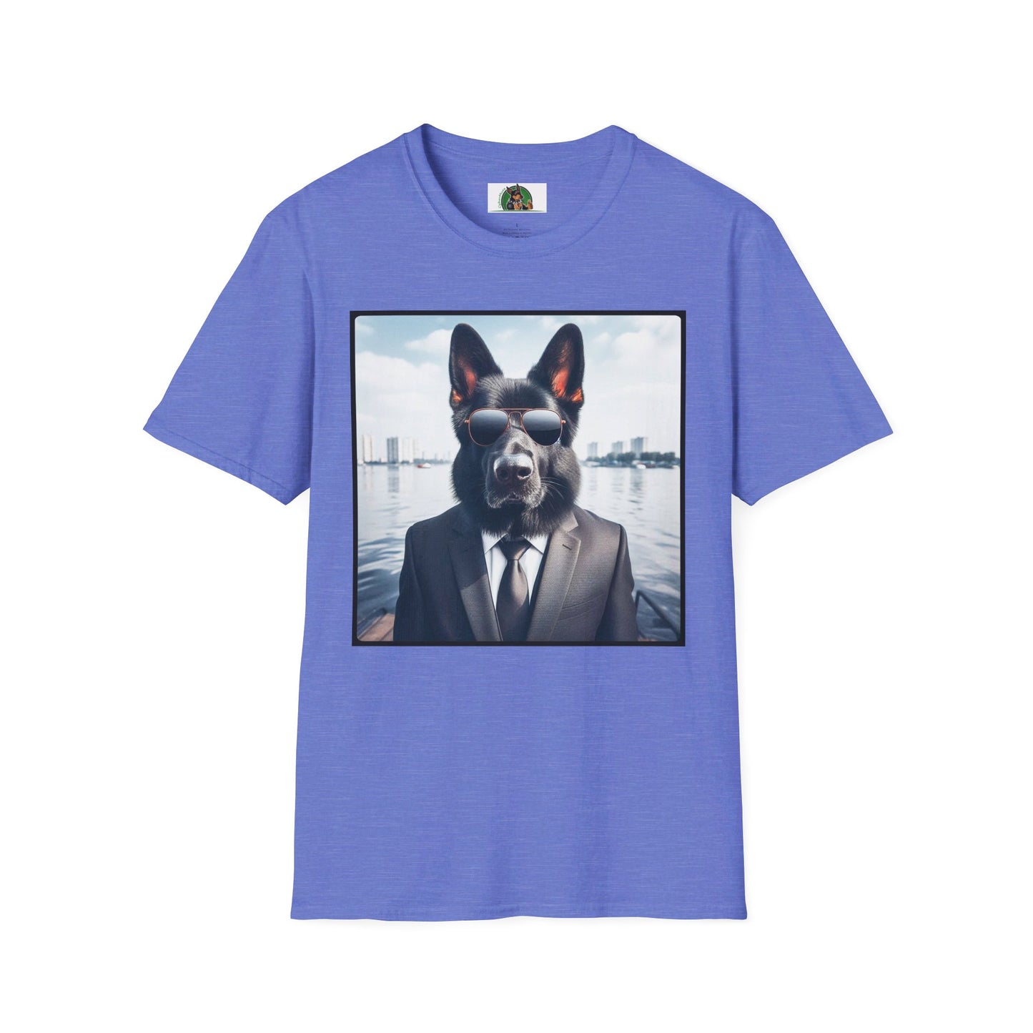 German Shepherd T-Shirt Printify Heather Royal S 